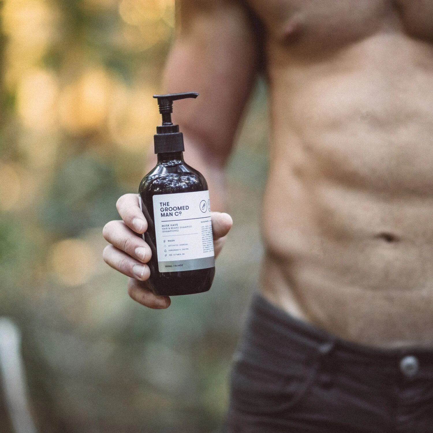 The Groomed Man Co. Musk Have Hair + Beard Shampoo (300ml) Shampoos The Groomed Man Co. 