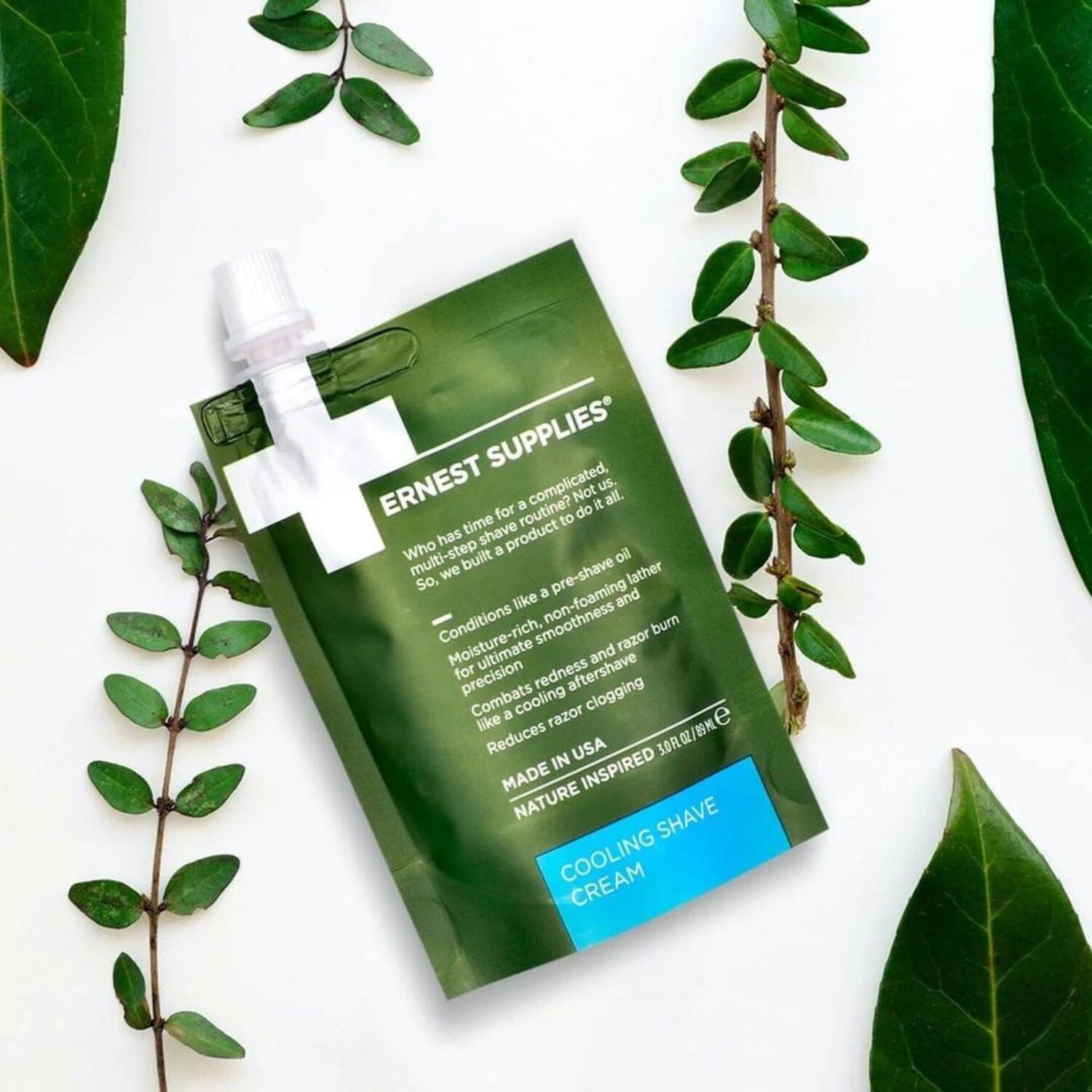 Ernest Supplies Cooling Shave Cream (89ml) Shaving Creams Ernest Supplies 