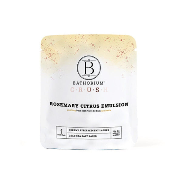 Bathorium Energizing Bath Soak - Rosemary Citrus Emulsion (120g) Bath Salt / Soaks Bathorium 