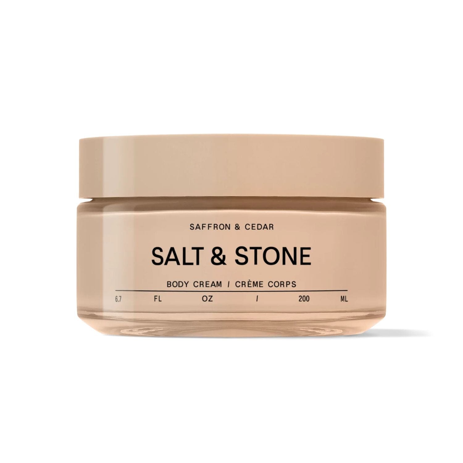 Salt & Stone Body Cream - Saffron & Cedar (200ml) Body Moisturizers Salt & Stone 