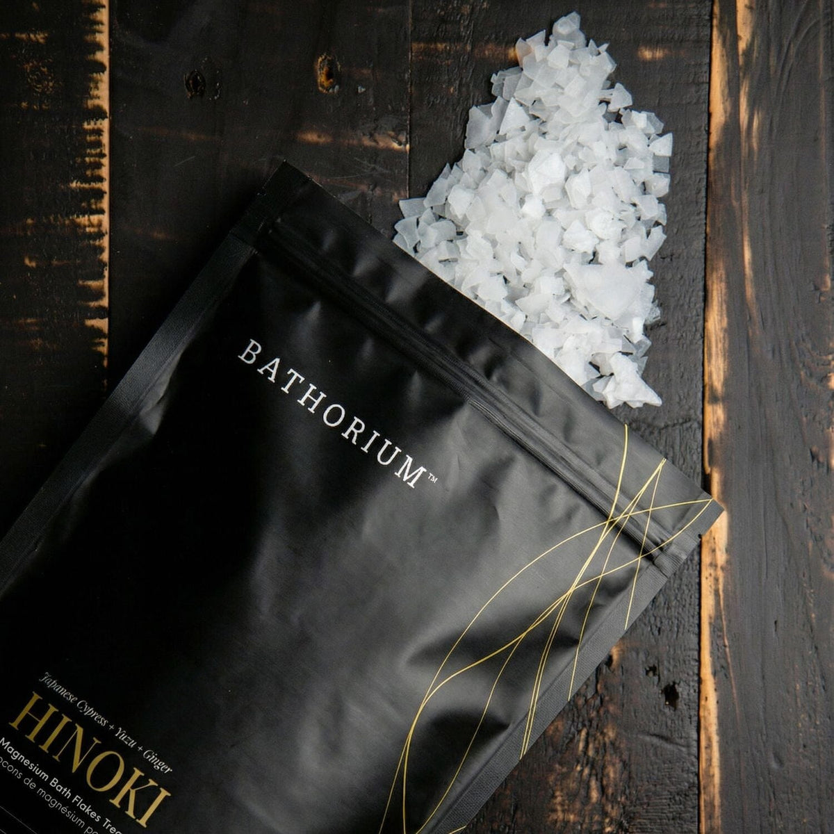 Bathorium Hinoki Magnesium Bath Flake Soak (Size Options) Bath Salt / Soaks Bathorium 