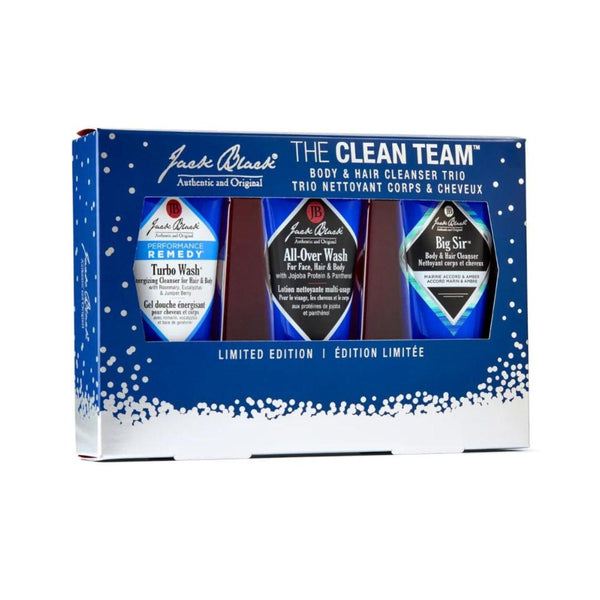 Jack Black The Clean Team Body & Hair Cleanser Trio Shower Gels & Washes Jack Black 