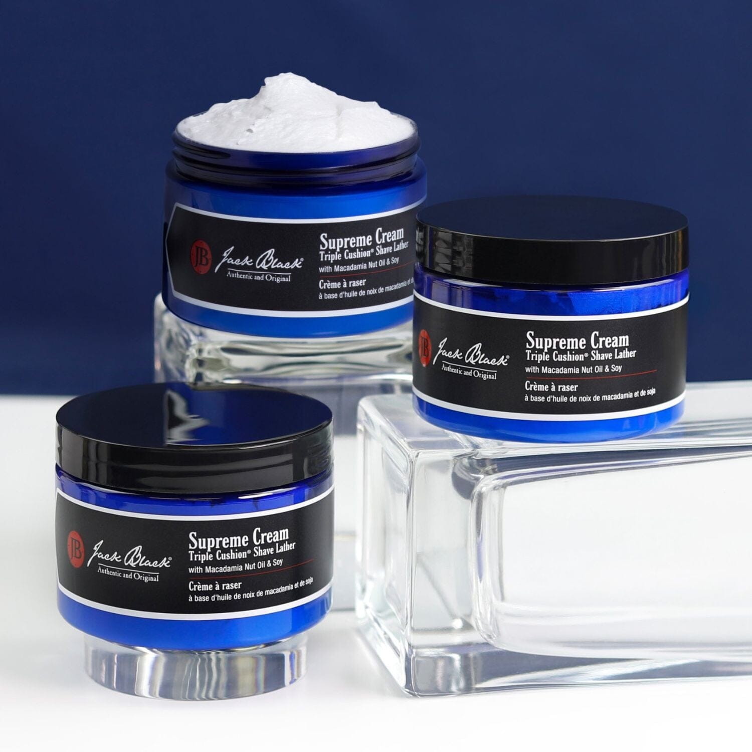Jack Black Supreme Cream Triple Cushion Shave Lather (Size Options) Shaving Creams Jack Black 