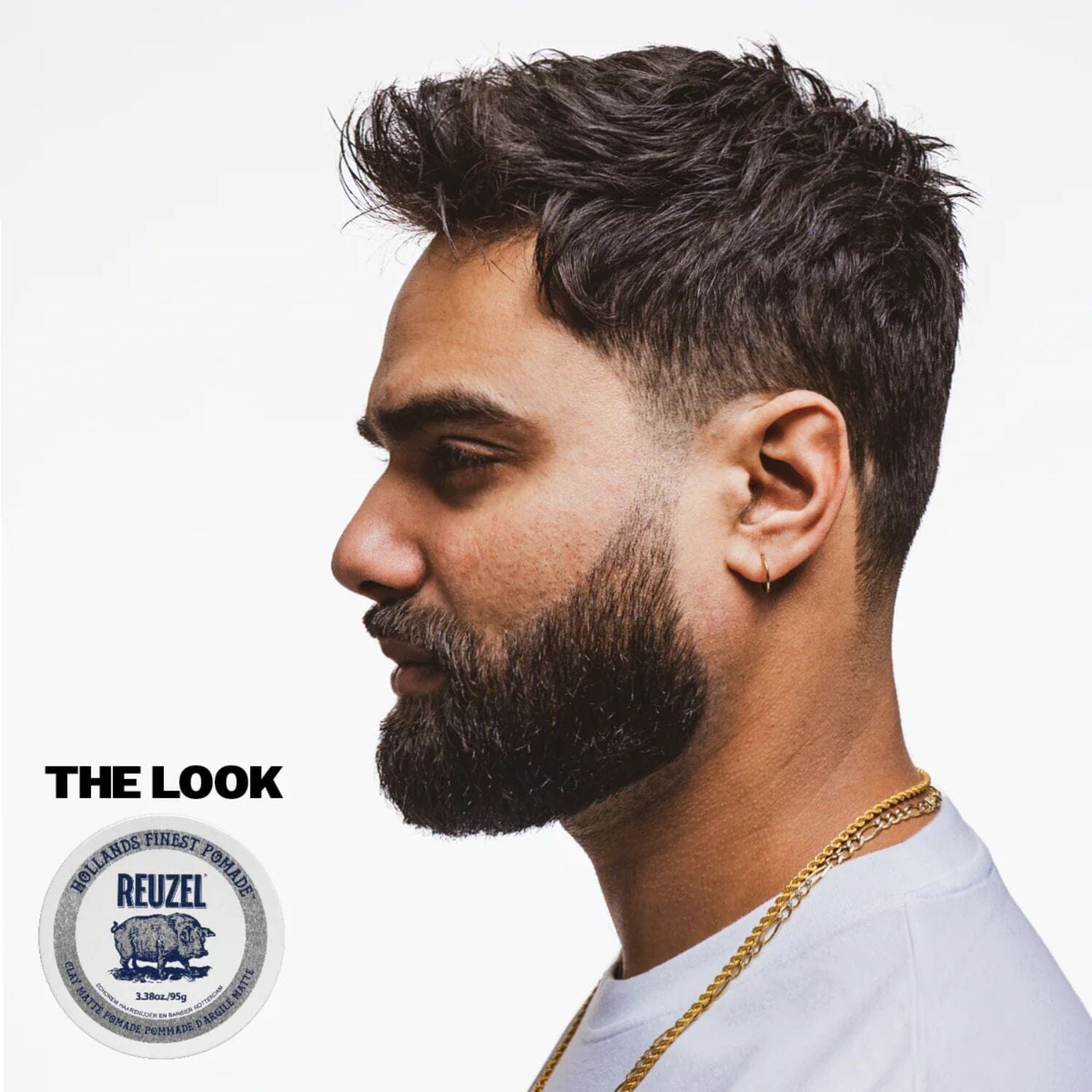 Reuzel Clay Matte Pomade (Size Options) Clays Reuzel 