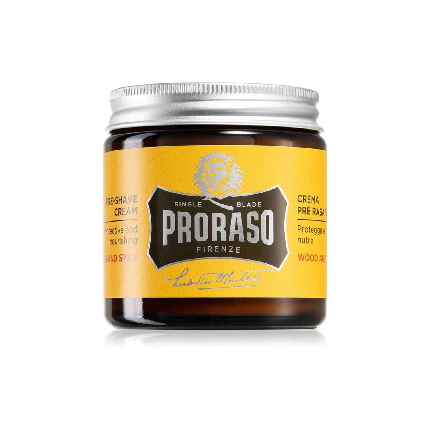 Proraso Single Blade Pre-Shave Cream - Wood & Spice (100ml) Pre-Shave Proraso 