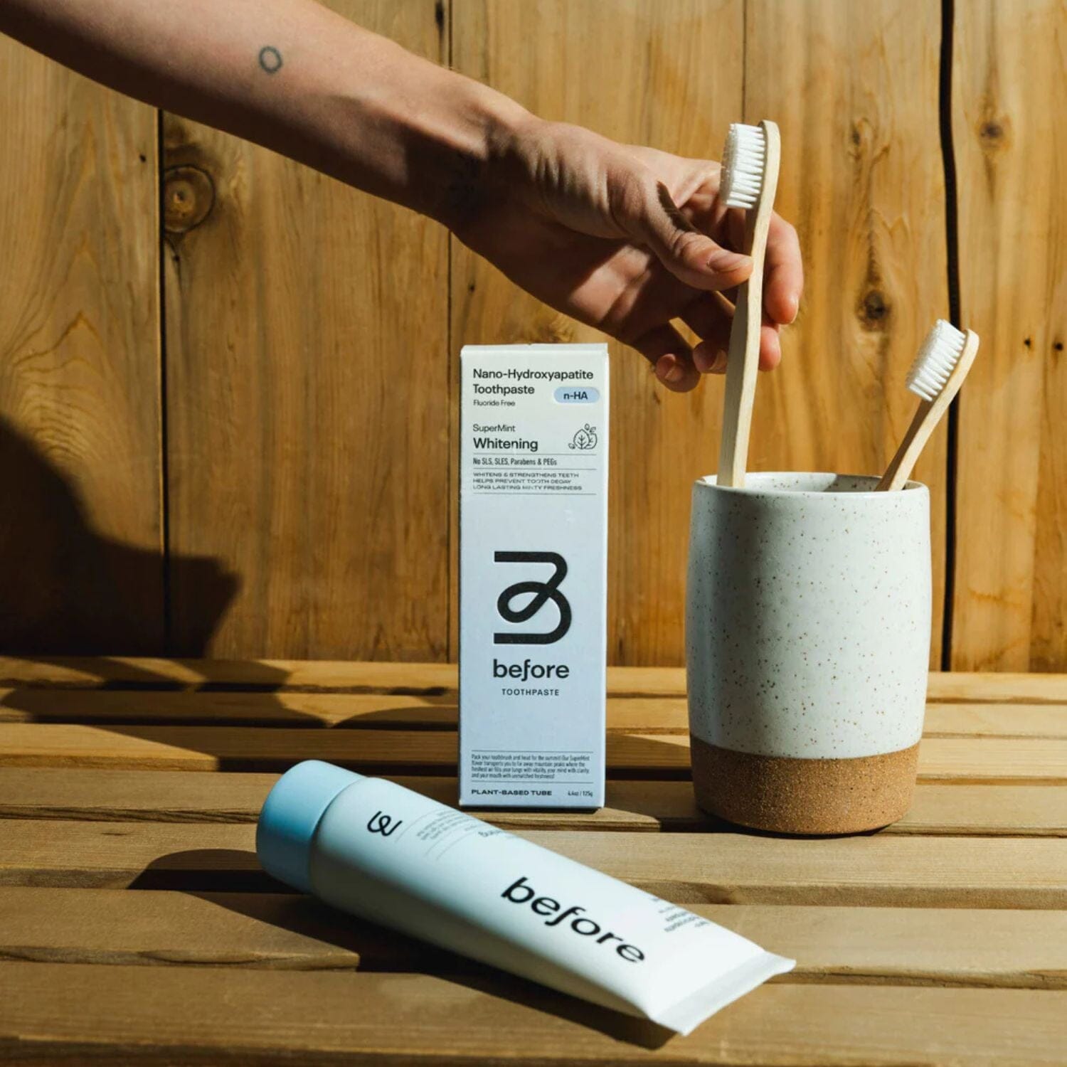 Before n-HA Whitening Toothpaste (100ml) Oral Care Before Toothpaste 