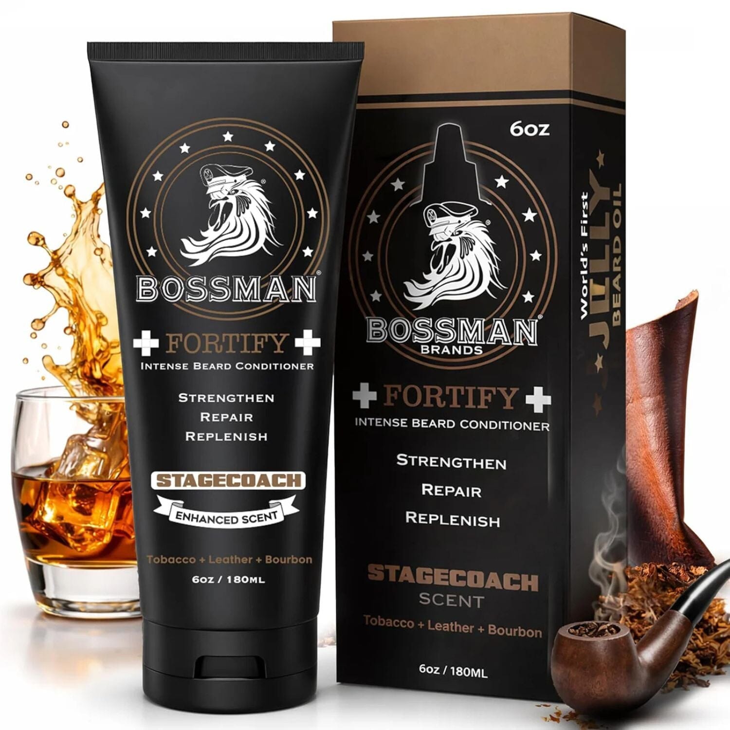 Bossman Jelly Beard Oil - Stagecoach (4oz) Beard OIls Bossman 