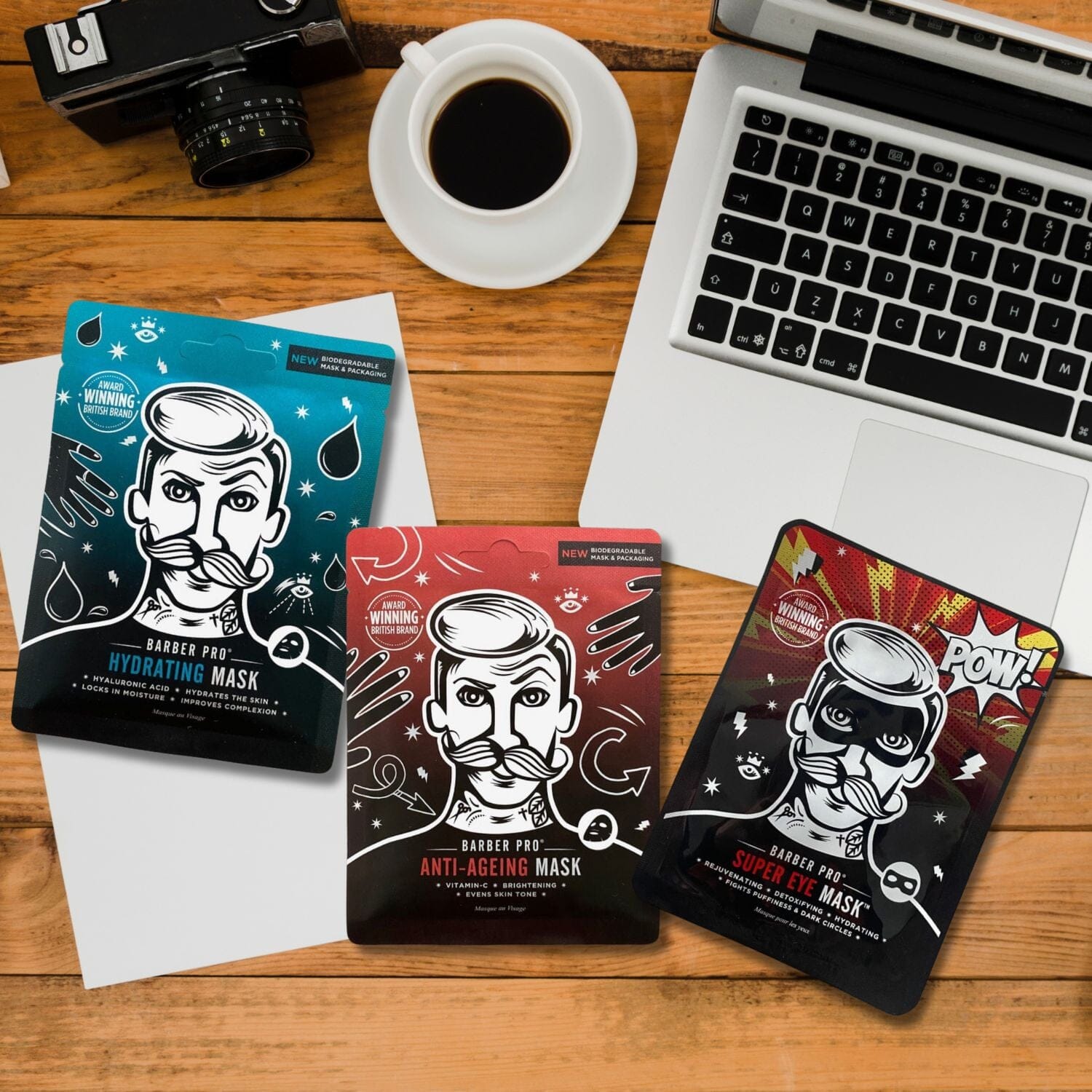Barber Pro Multi-Masking Face Set Masks Barber Pro 