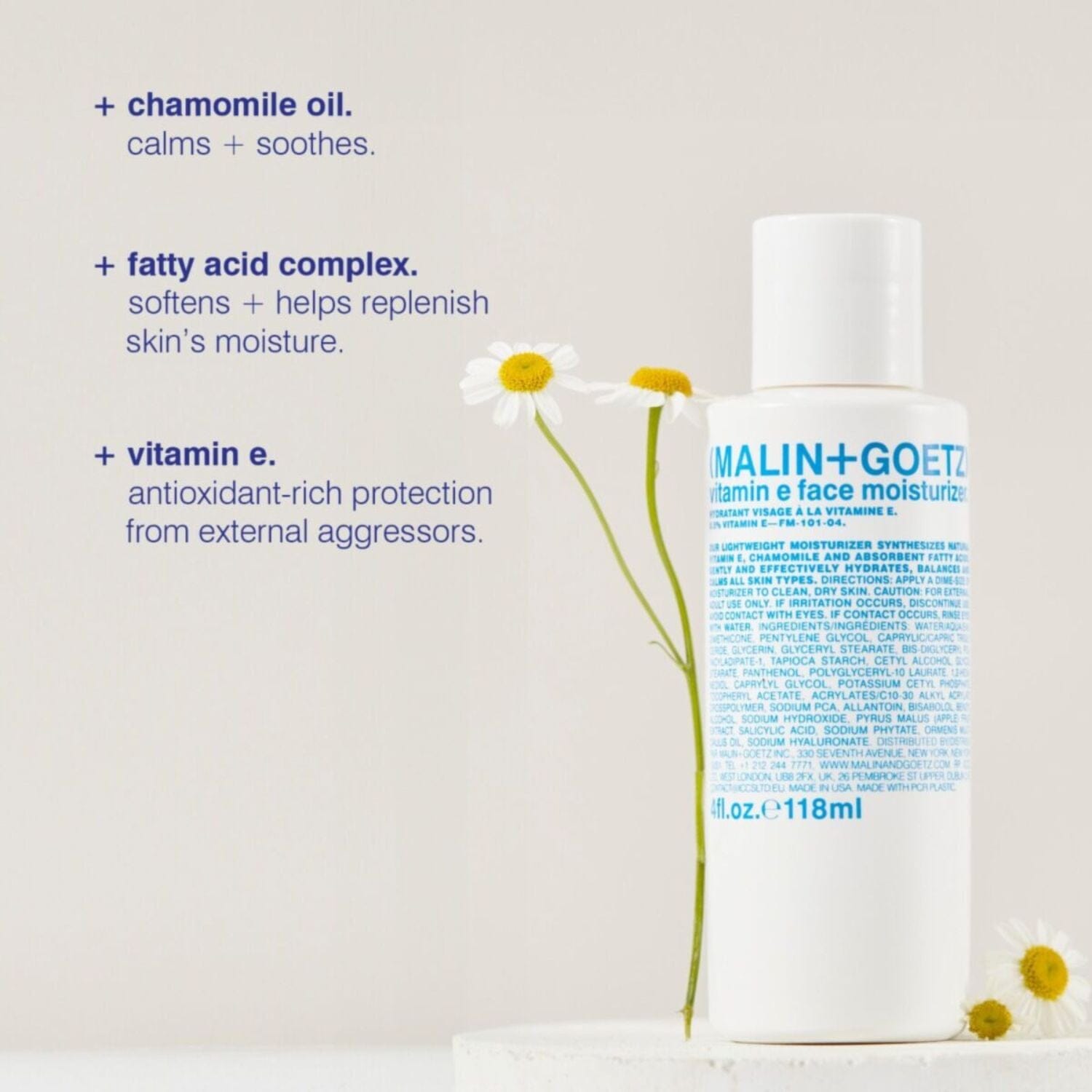 (Malin+Goetz) Vitamin E Face Moisturizer (Size Options) Moisturizers (Malin+Goetz) 