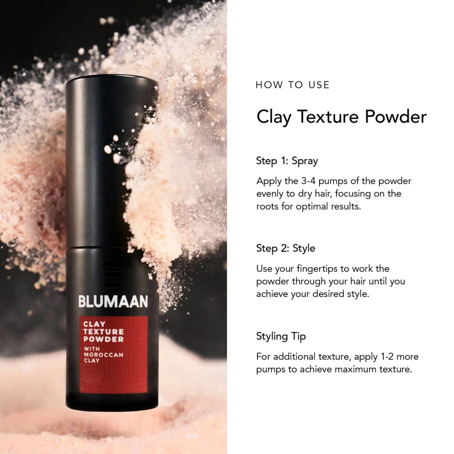 Blumaan Clay Texture Powder (8.5g) Powders Blumaan 