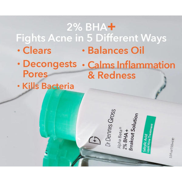 Dr. Dennis Gross Skincare Alpha Beta® 2% BHA+ Breakout Solution (150ml) Cleansers Dr. Dennis Gross 