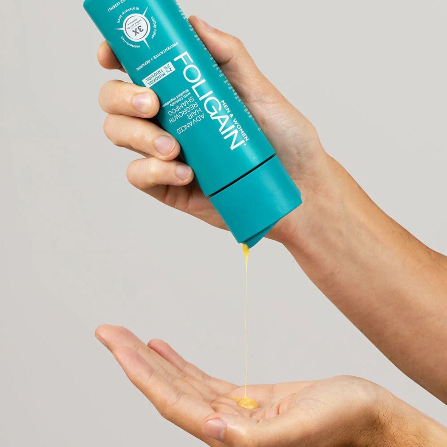 Foligain Advanced Hair Regrowth Shampoo with 2% Minoxidil & 2% Trioxidil (236ml) Hair Loss Treatments Foligain 