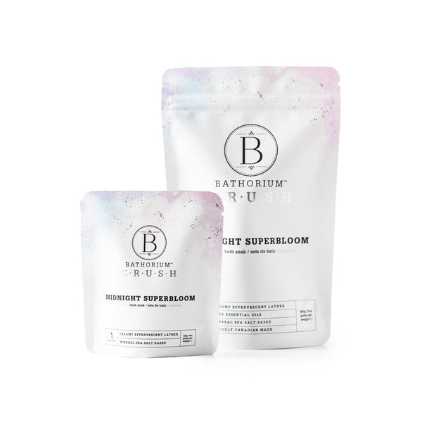 Bathorium Crush Relaxing Bath Soak - Midnight Superbloom (Size Options) Bath Salt / Soaks Bathorium 