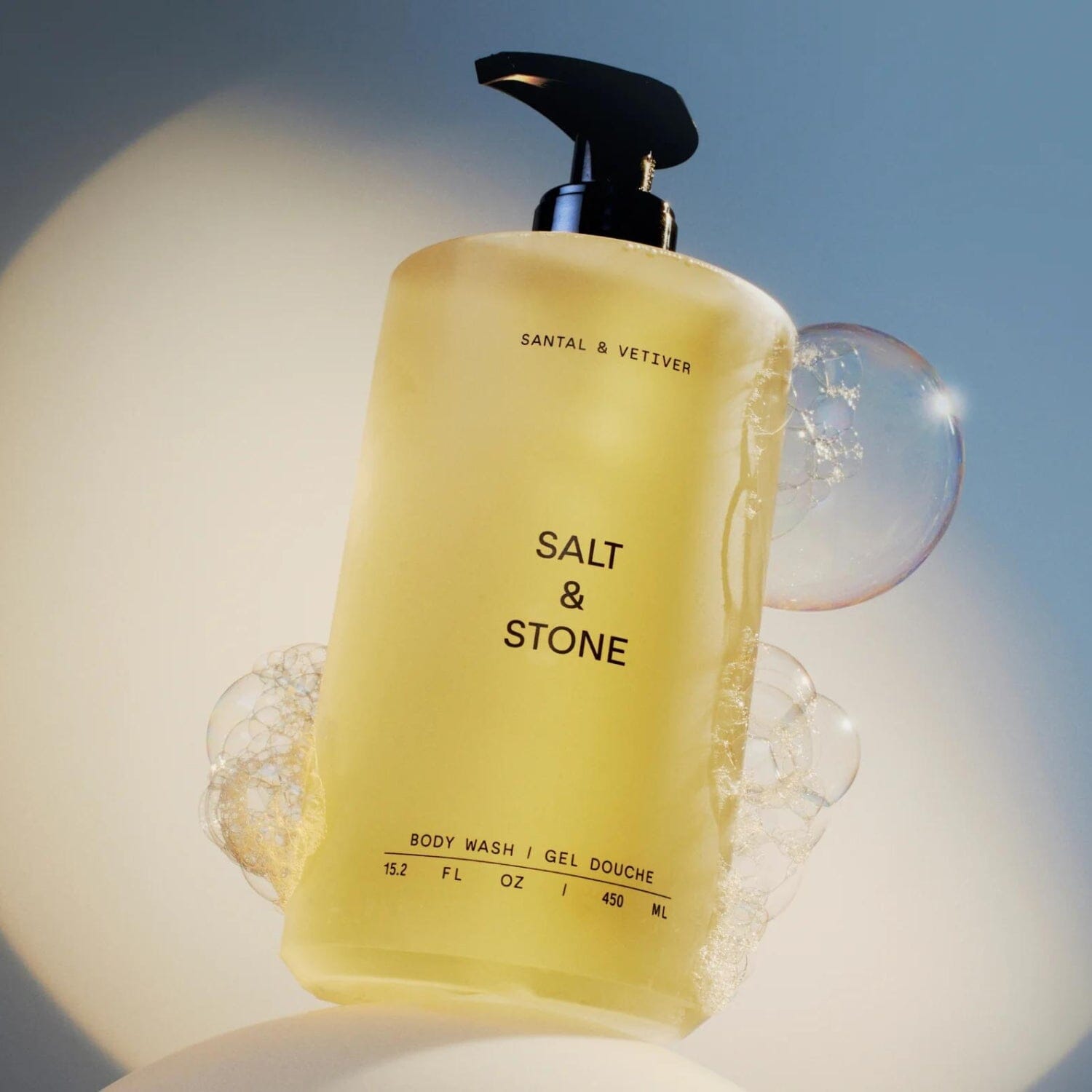 Salt & Stone Antioxidant Body Wash - Santal & Vetiver (450ml) Shower Gels & Washes Salt & Stone 