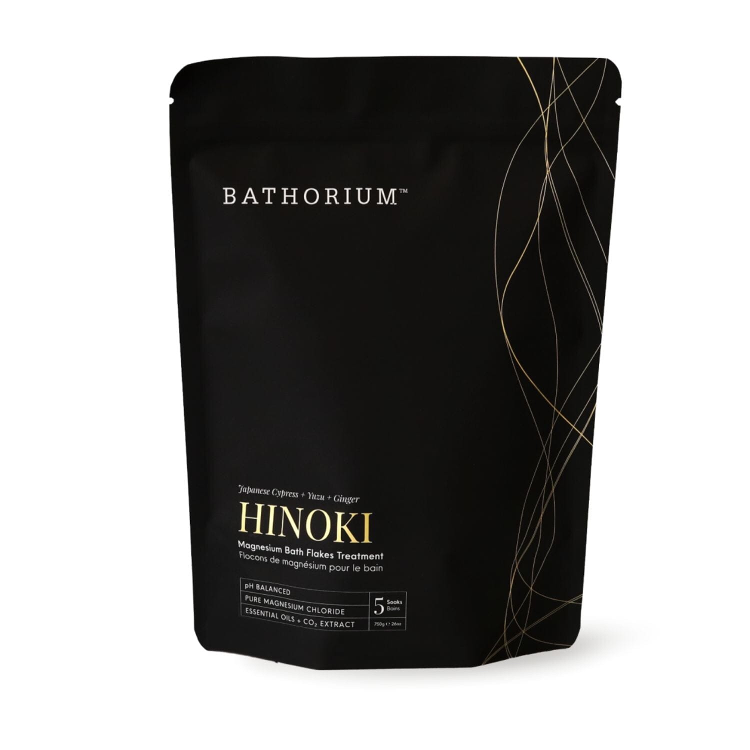 Bathorium Hinoki Magnesium Bath Flake Soak (Size Options) Bath Salt / Soaks Bathorium 750g 