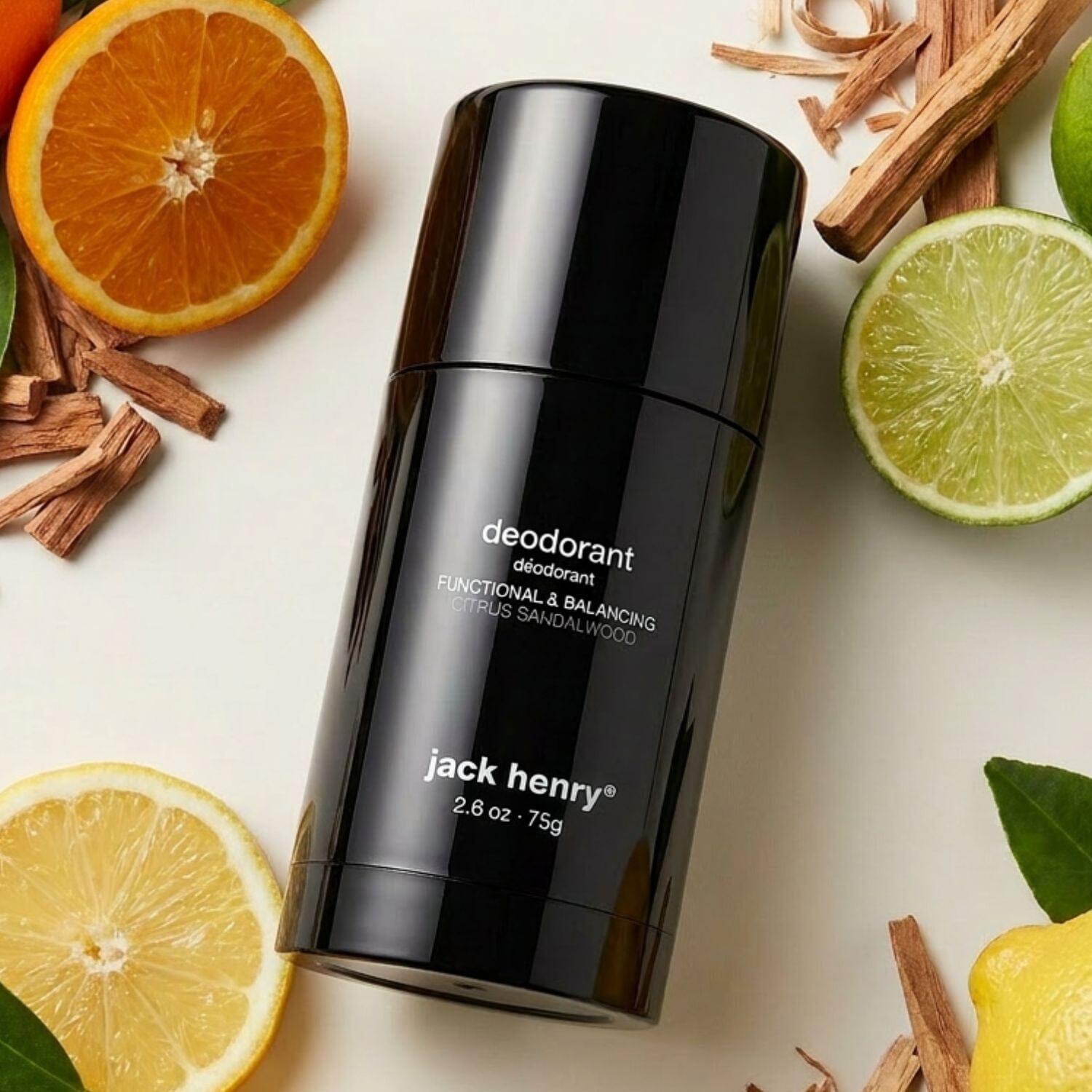 Jack Henry Deodorant - Citrus Sandalwood (75g) Deodorants & Antiperspirants Jack Henry 