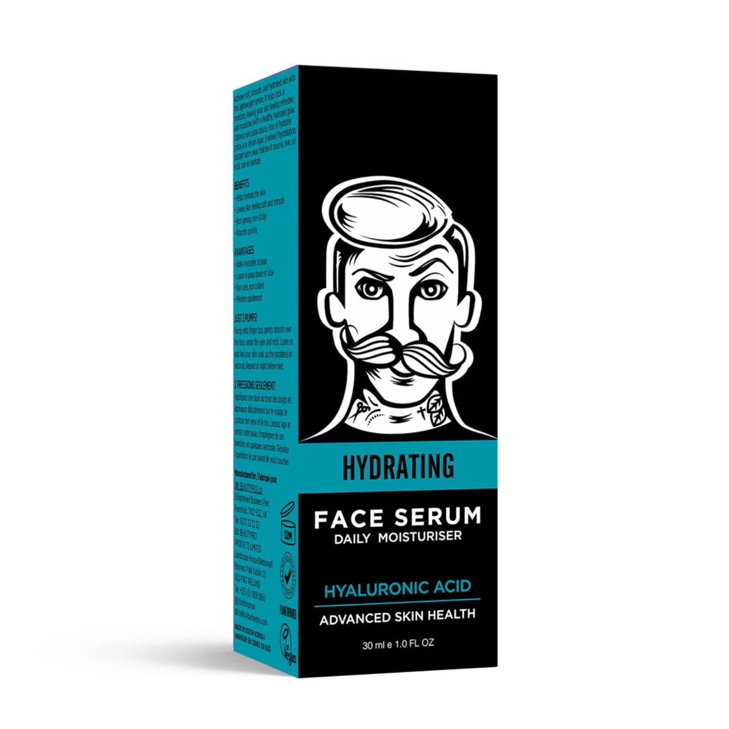 Barber Pro Hydrating Hyaluronic Acid 2% Daily Serum (30ml) Serums Barber Pro 