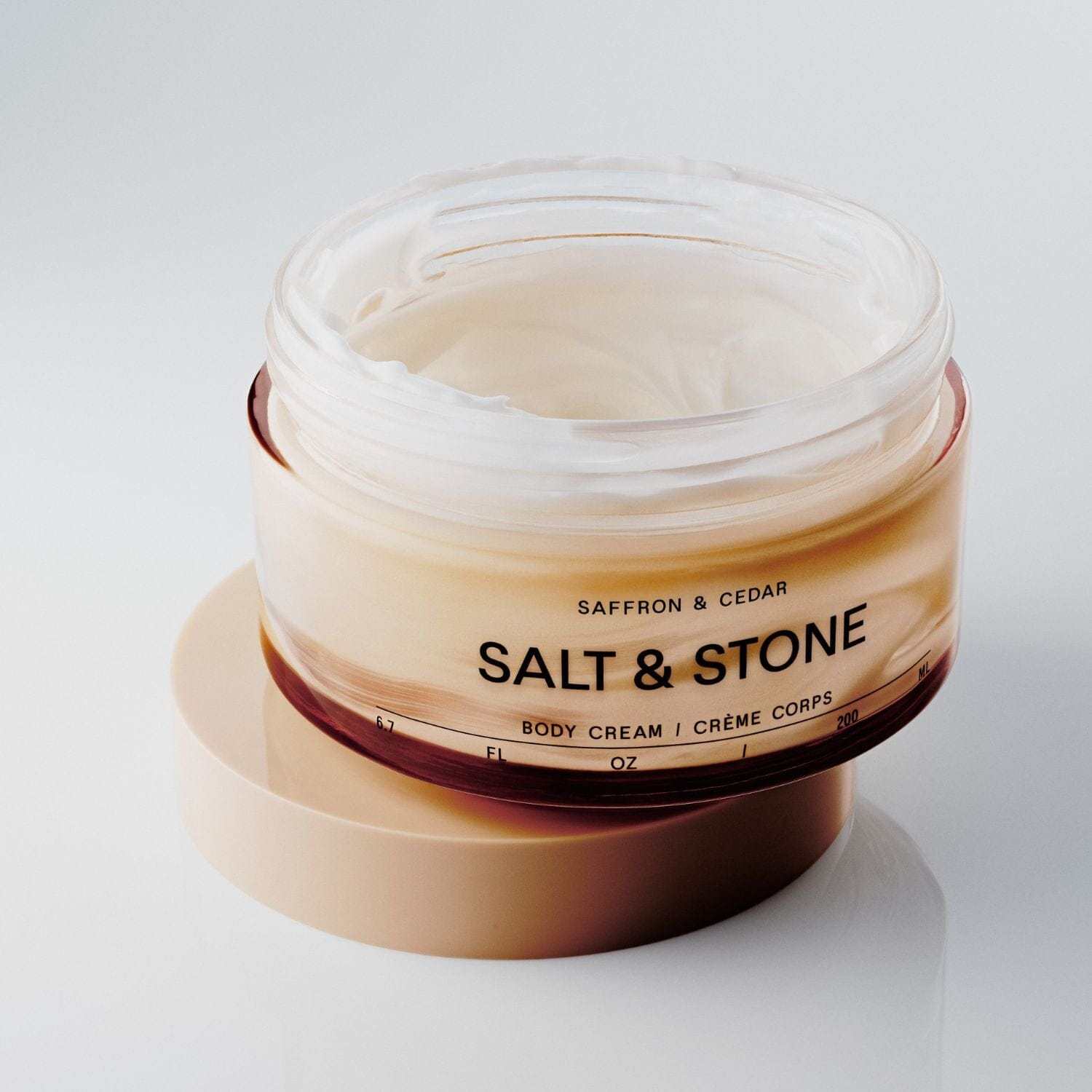 Salt & Stone Body Cream - Saffron & Cedar (200ml) Body Moisturizers Salt & Stone 