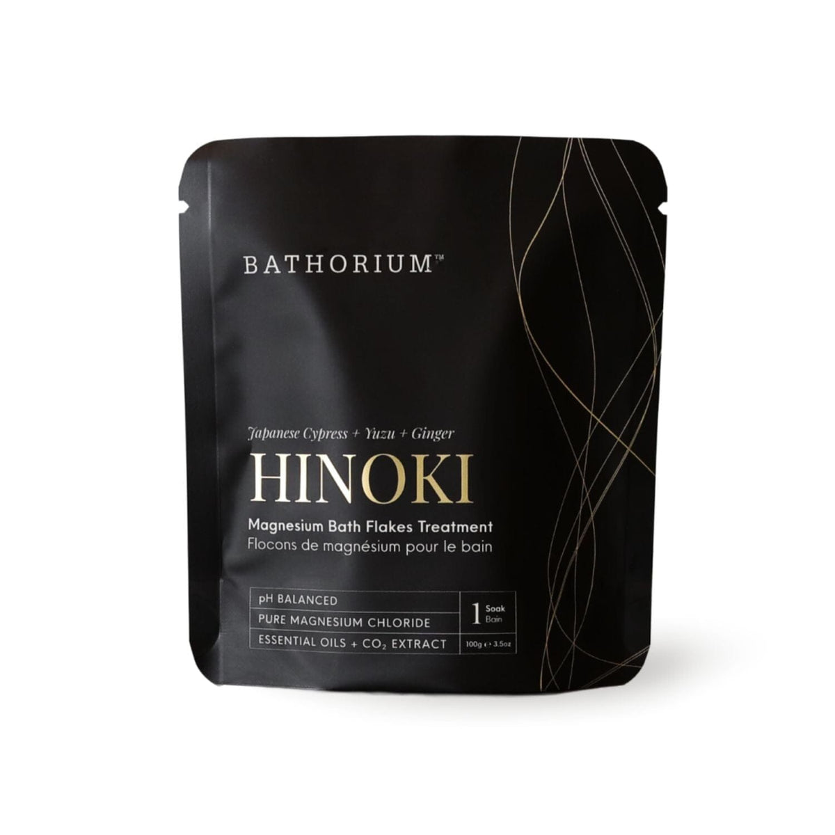 Bathorium Hinoki Magnesium Bath Flake Soak (Size Options) Bath Salt / Soaks Bathorium 100g 