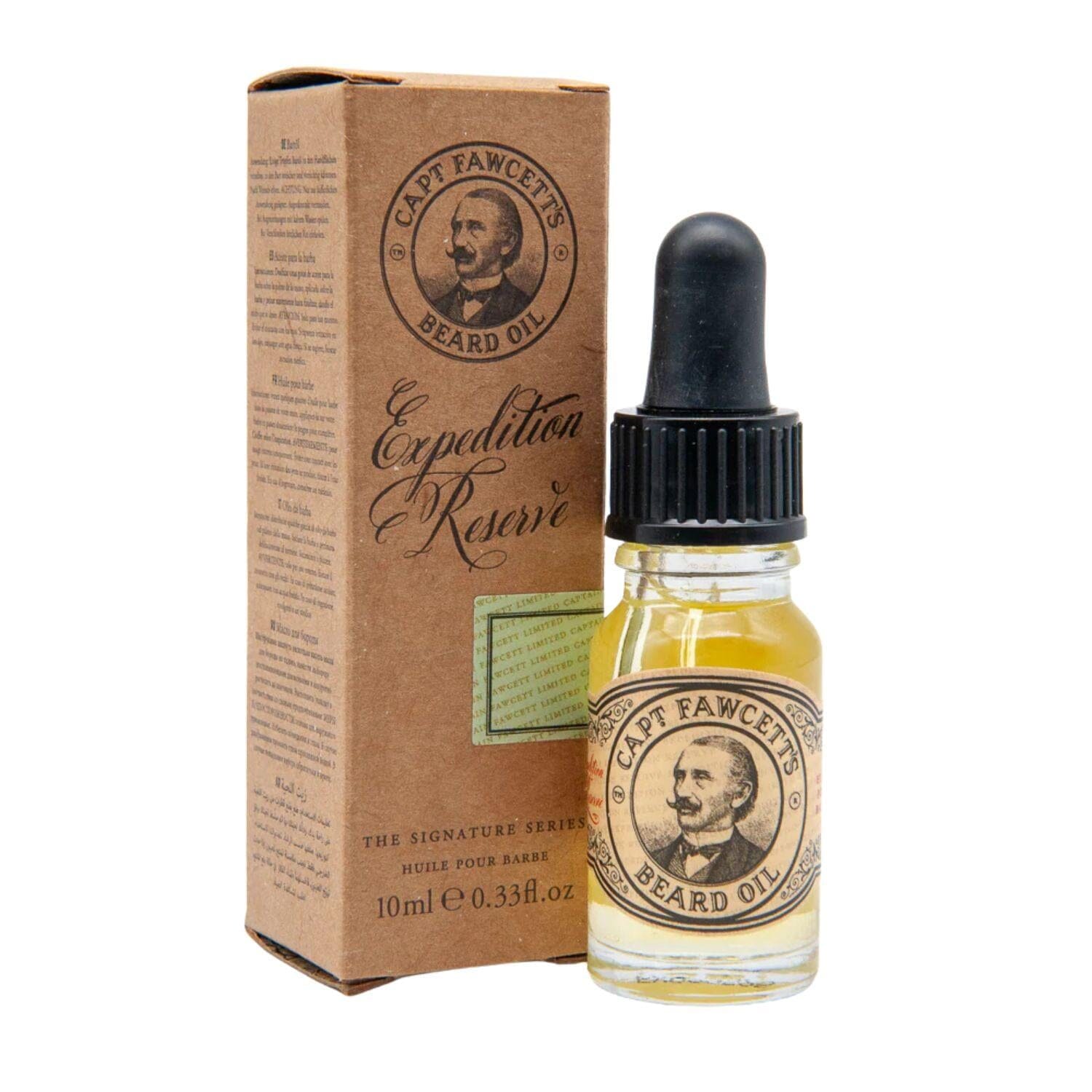 Captain Fawcett's Expedition Reserve Beard Oil (Size Options) Beard OIls Capt. Fawcett 10ml 