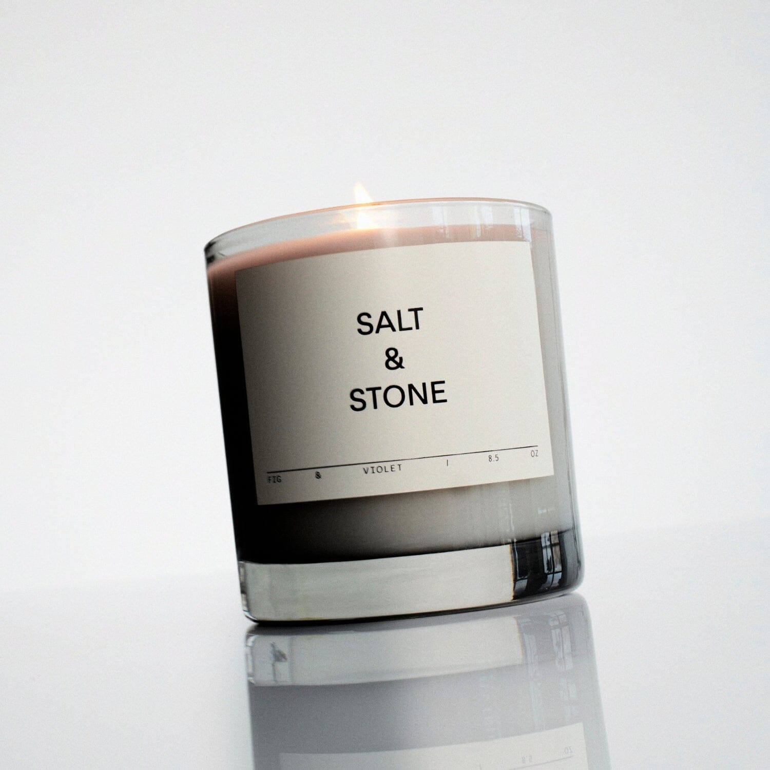 Salt & Stone Candle - Fig & Violet (240g) Candles Salt & Stone 