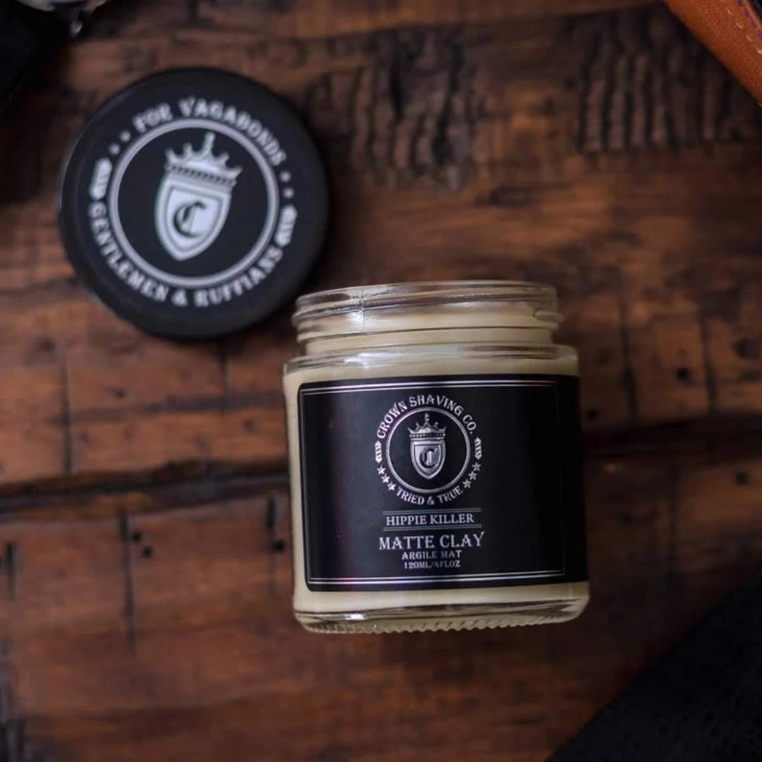 Crown Shaving Co. Hippie Killer Matte Clay (120ml) Clays Crown Shaving Co. 