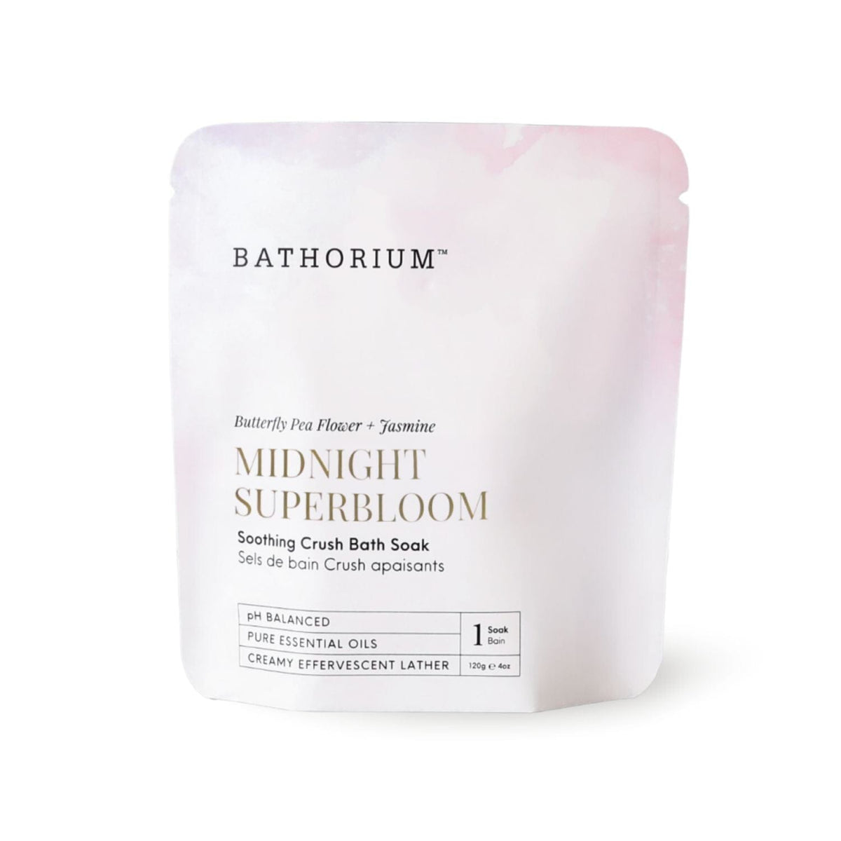 Bathorium Crush Relaxing Bath Soak - Midnight Superbloom (Size Options) Bath Salt / Soaks Bathorium 120g (1 bath) 