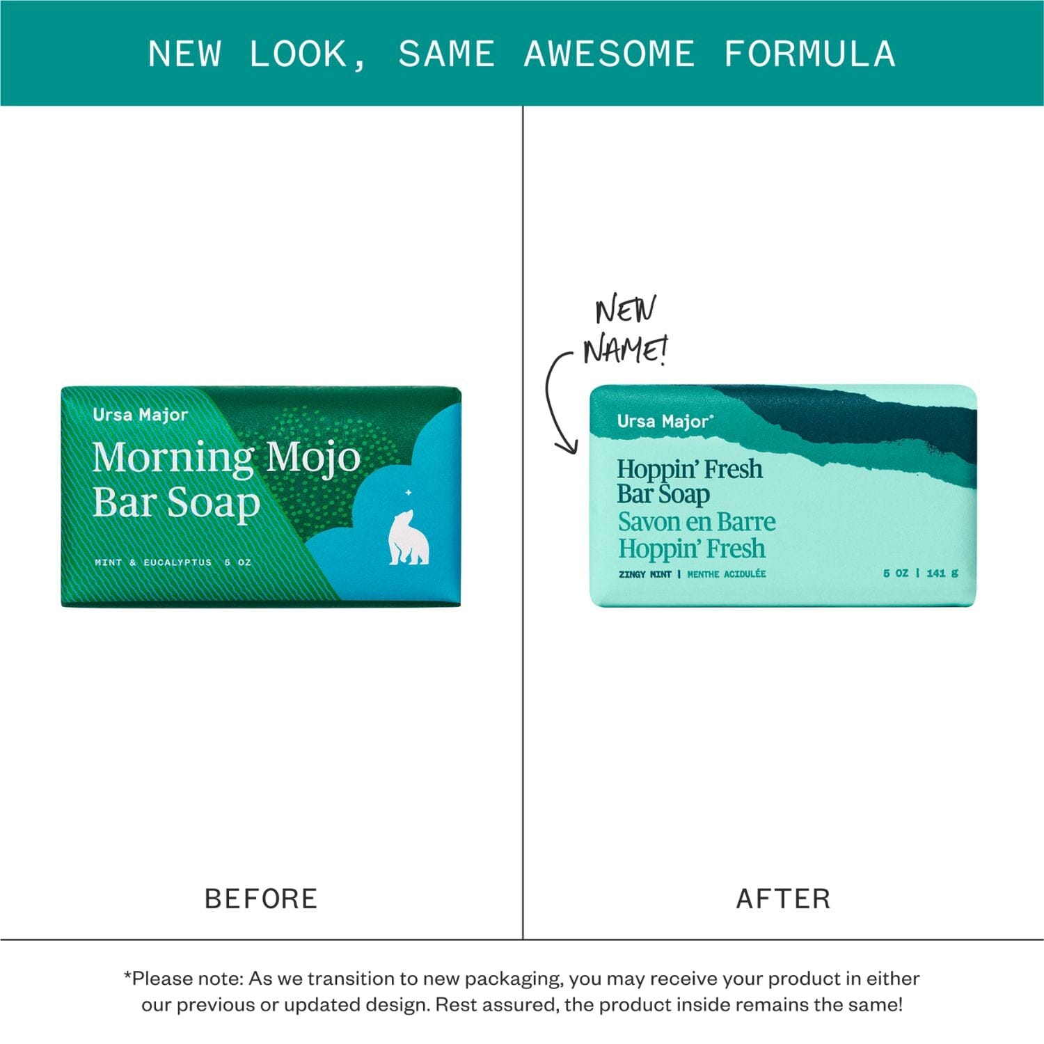 Ursa Major Hoppin Fresh Bar Soap (5oz) Bar Soaps Ursa Major 