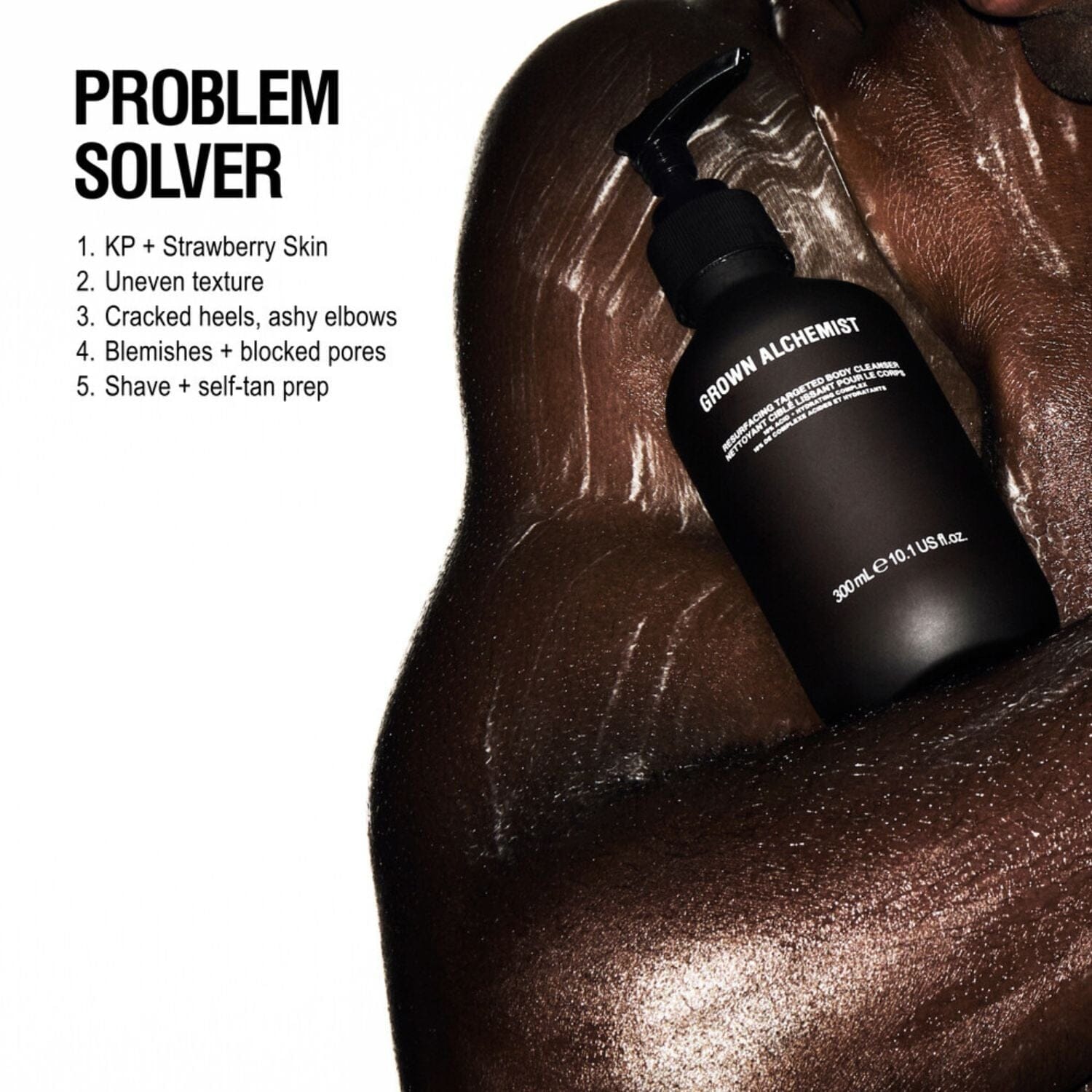 Grown Alchemist Resurfacing Targeted Body Cleanser (300ml) Shower Gels & Washes Grown Alchemist 