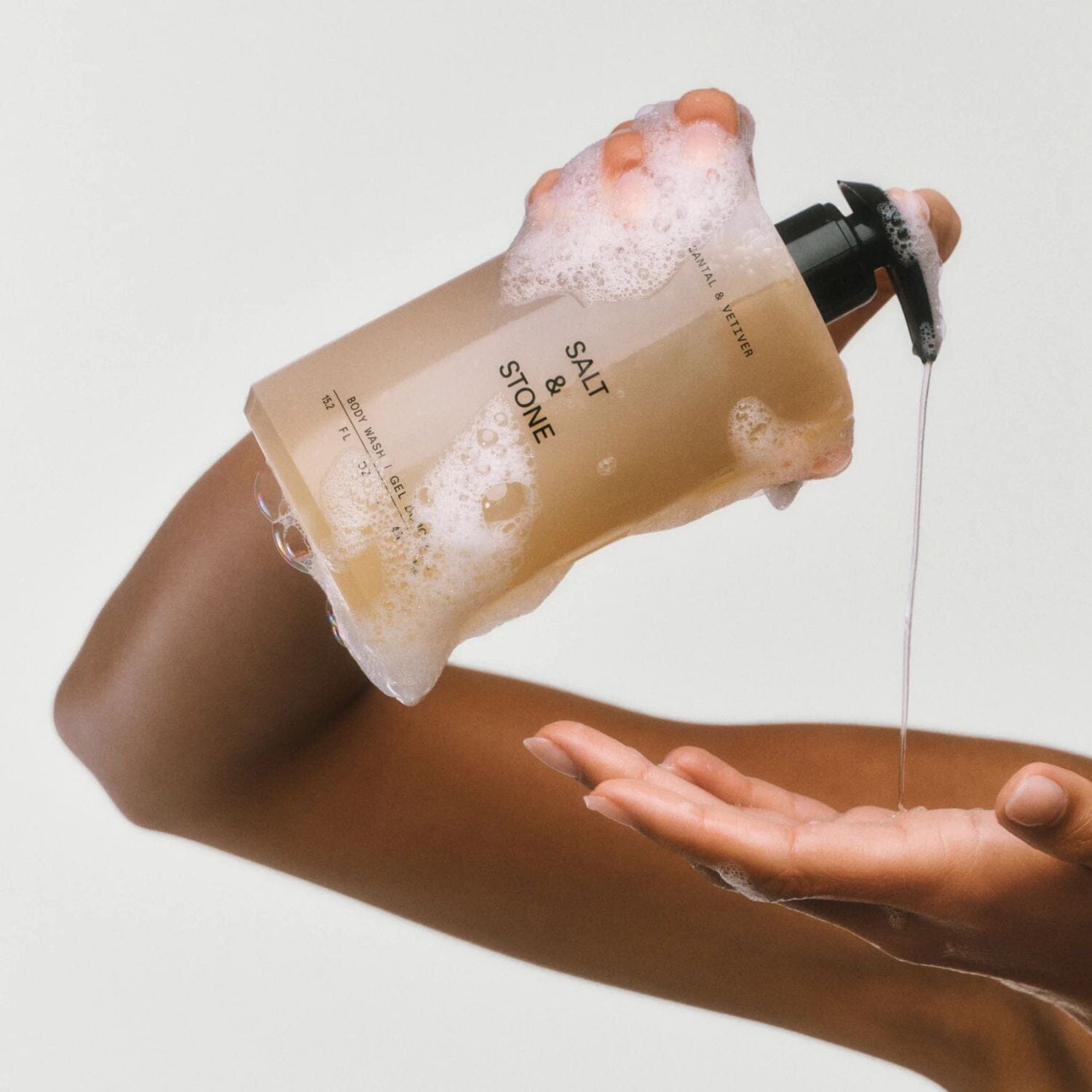 Salt & Stone Body Wash - Neroli & Basil (Size Options) Shower Gels & Washes Salt & Stone 