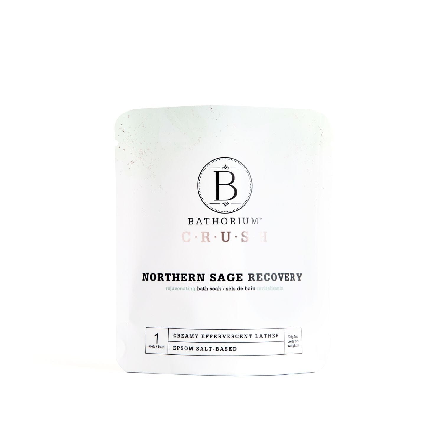 Bathorium Crush Relaxing Bath Soak - Northern Sage Recovery (Size Options) Bath Salt / Soaks Bathorium 120g (1 bath) 