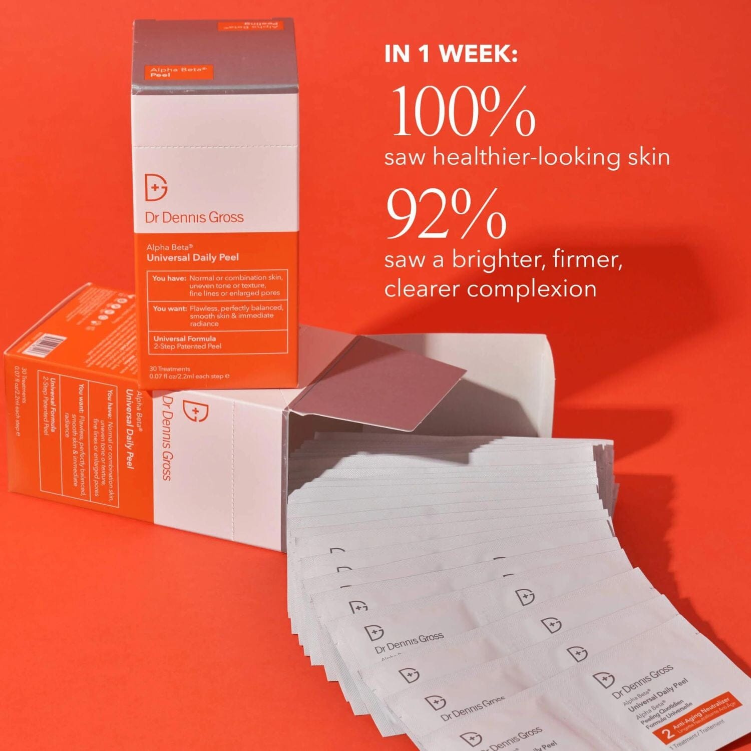 Dr. Dennis Gross Skincare Alpha Beta Universal Daily Peel (30-60 treatments) Pads & Peels Dr. Dennis Gross 