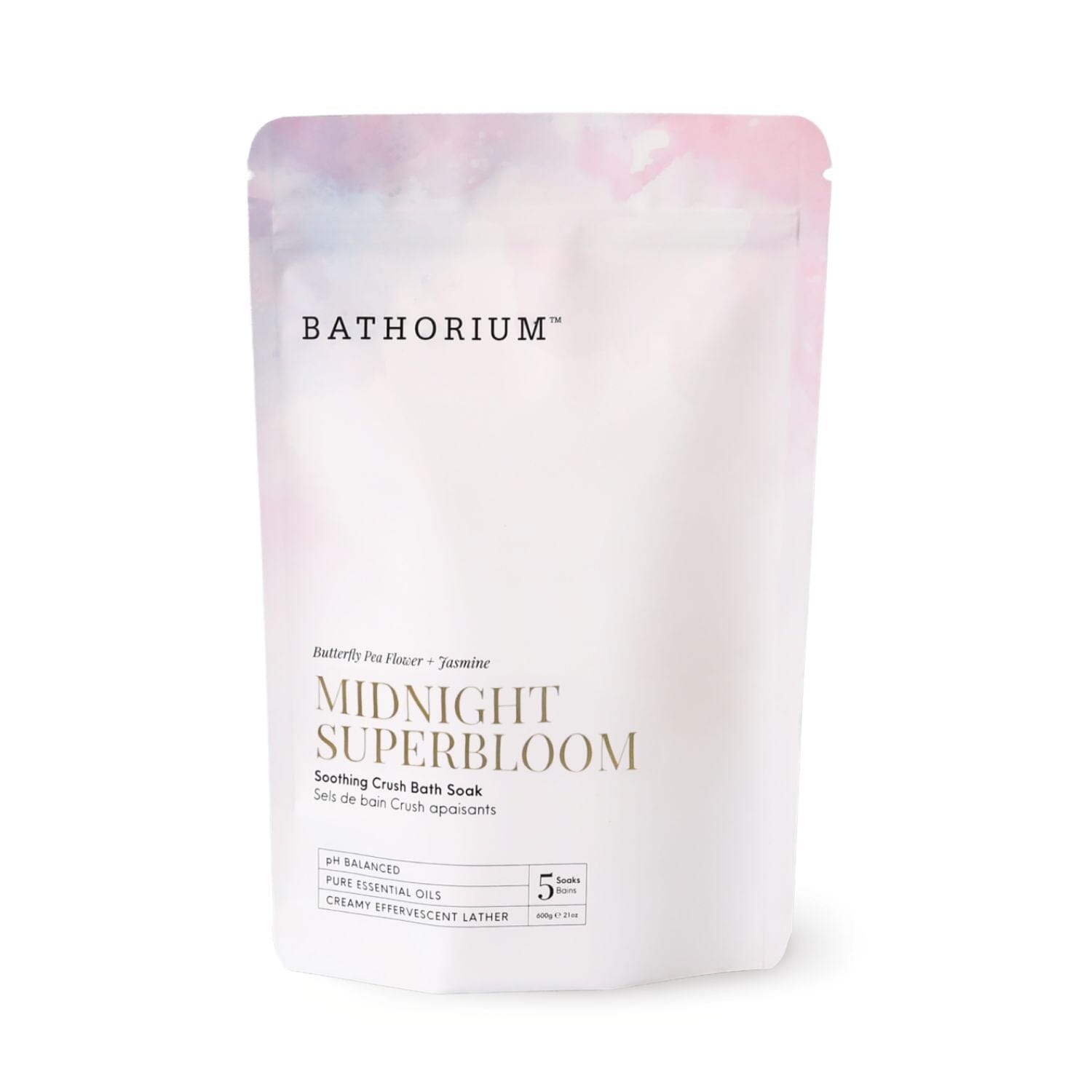 Bathorium Crush Relaxing Bath Soak - Midnight Superbloom (Size Options) Bath Salt / Soaks Bathorium 600g (5 bath) 