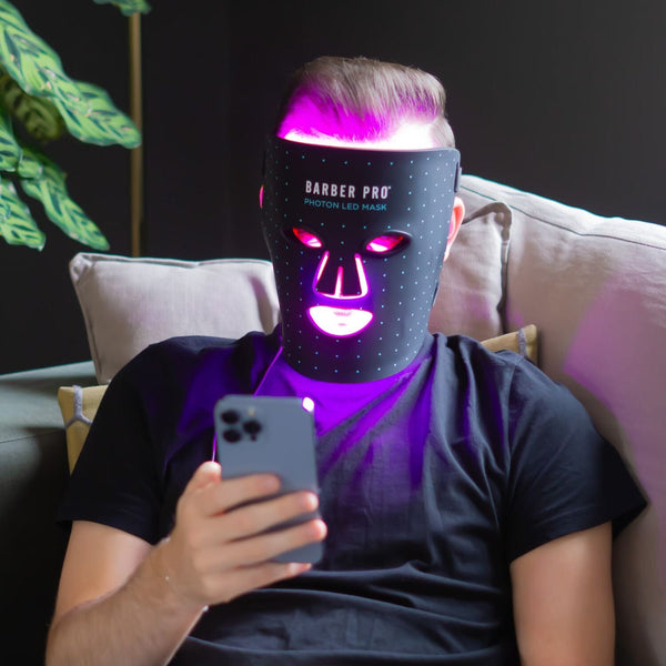 Barber Pro Photon LED Light Therapy Facial Mask Masks Barber Pro 