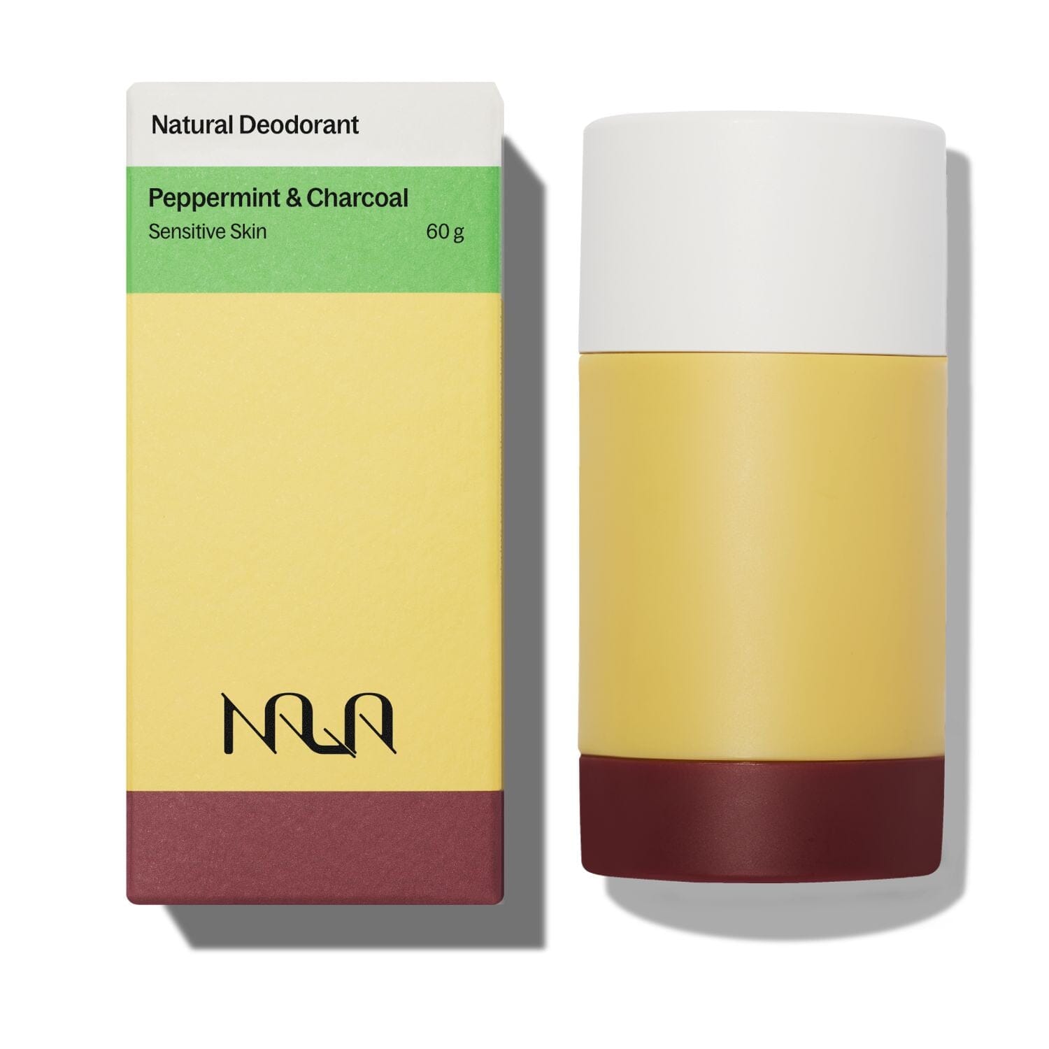 Nala Sensitive Skin Natural Deodorant - Peppermint & Activated Charcoal (60g) Deodorants & Antiperspirants Nala 