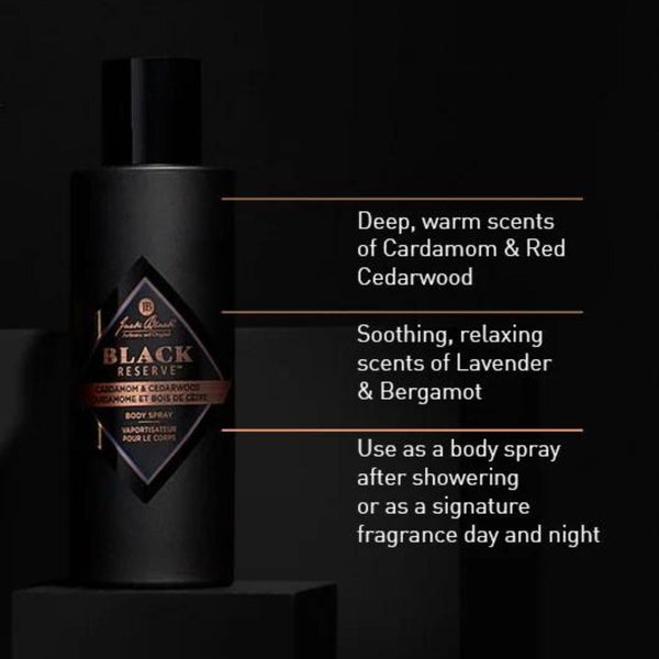 Jack Black Black Reserve Body Spray (100ml) Body Spray Jack Black 