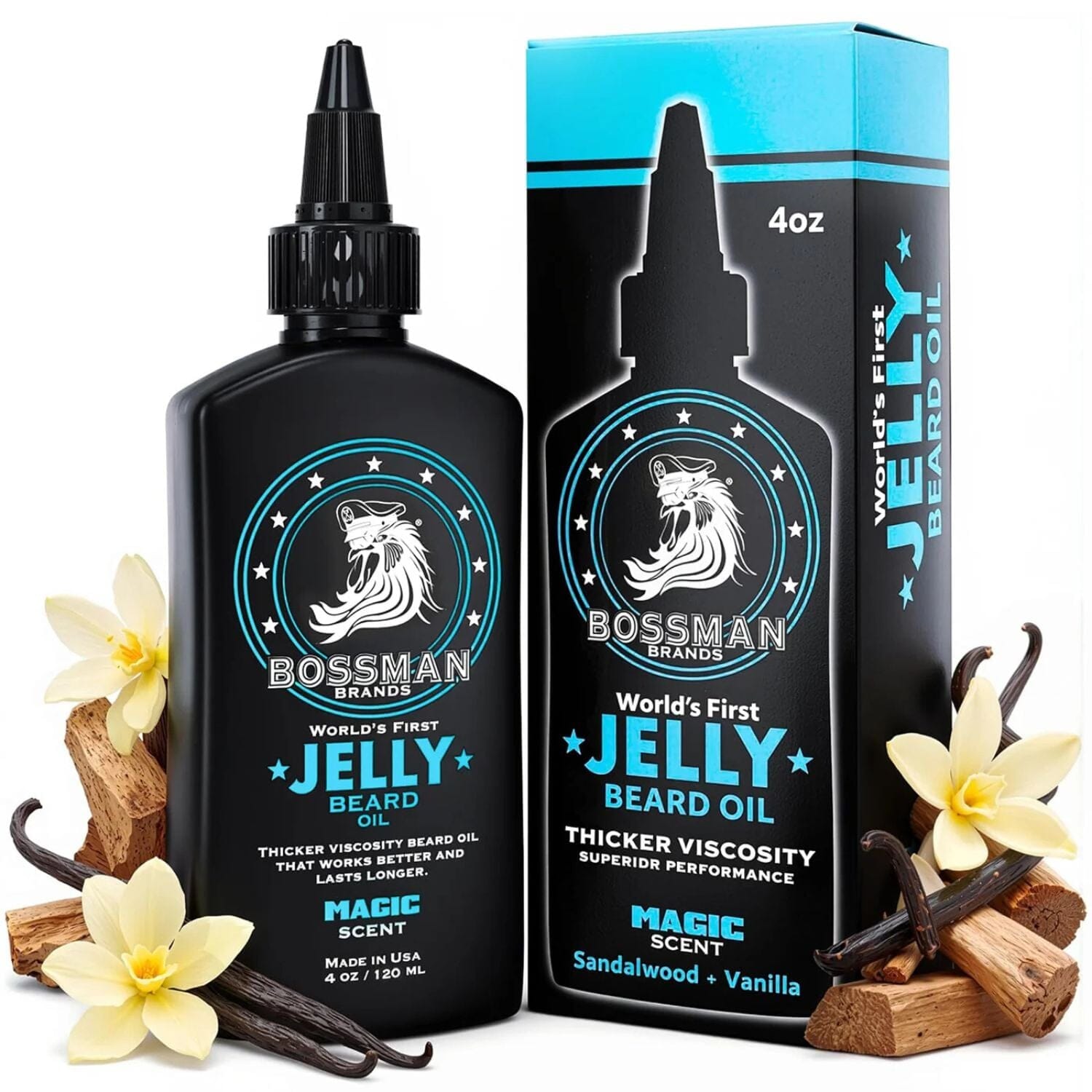 Bossman Jelly Beard Oil - Magic (4oz) Beard OIls Bossman 