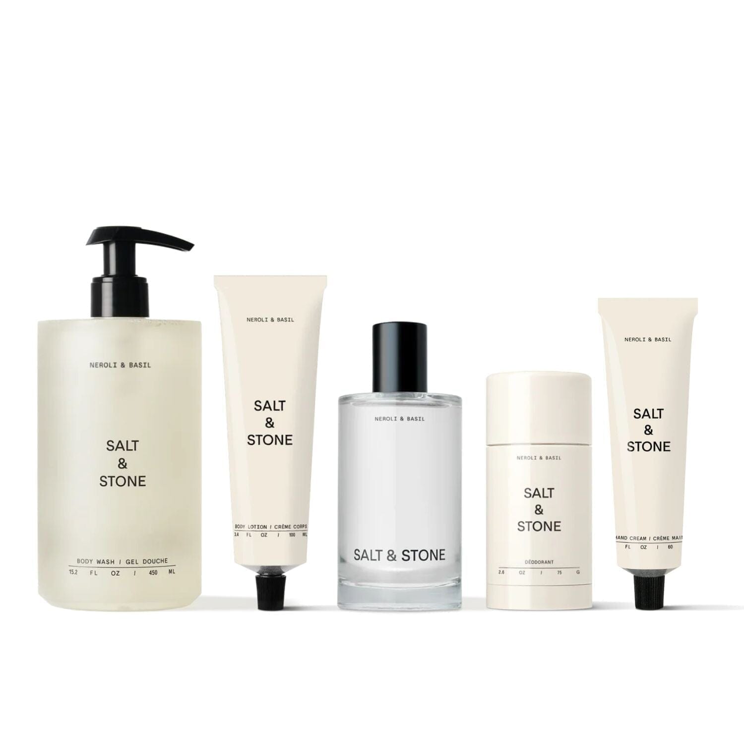 Salt & Stone Formula No 1 Extra Strength Natural Deodorant - Neroli & Basil (75g) Deodorants & Antiperspirants Salt & Stone 