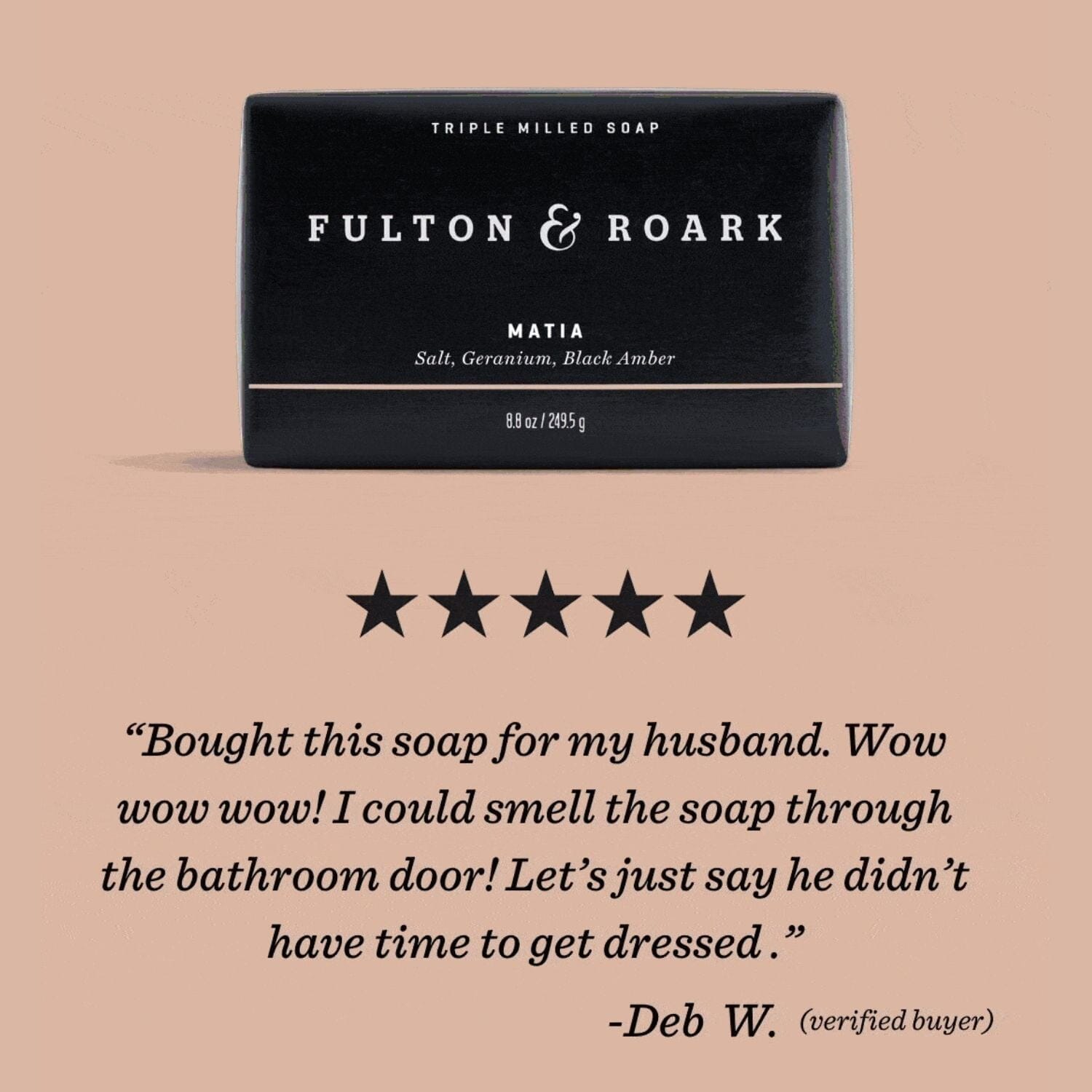 Fulton & Roark Matia Bar Soap (249.5g) Bar Soaps Fulton & Roark 