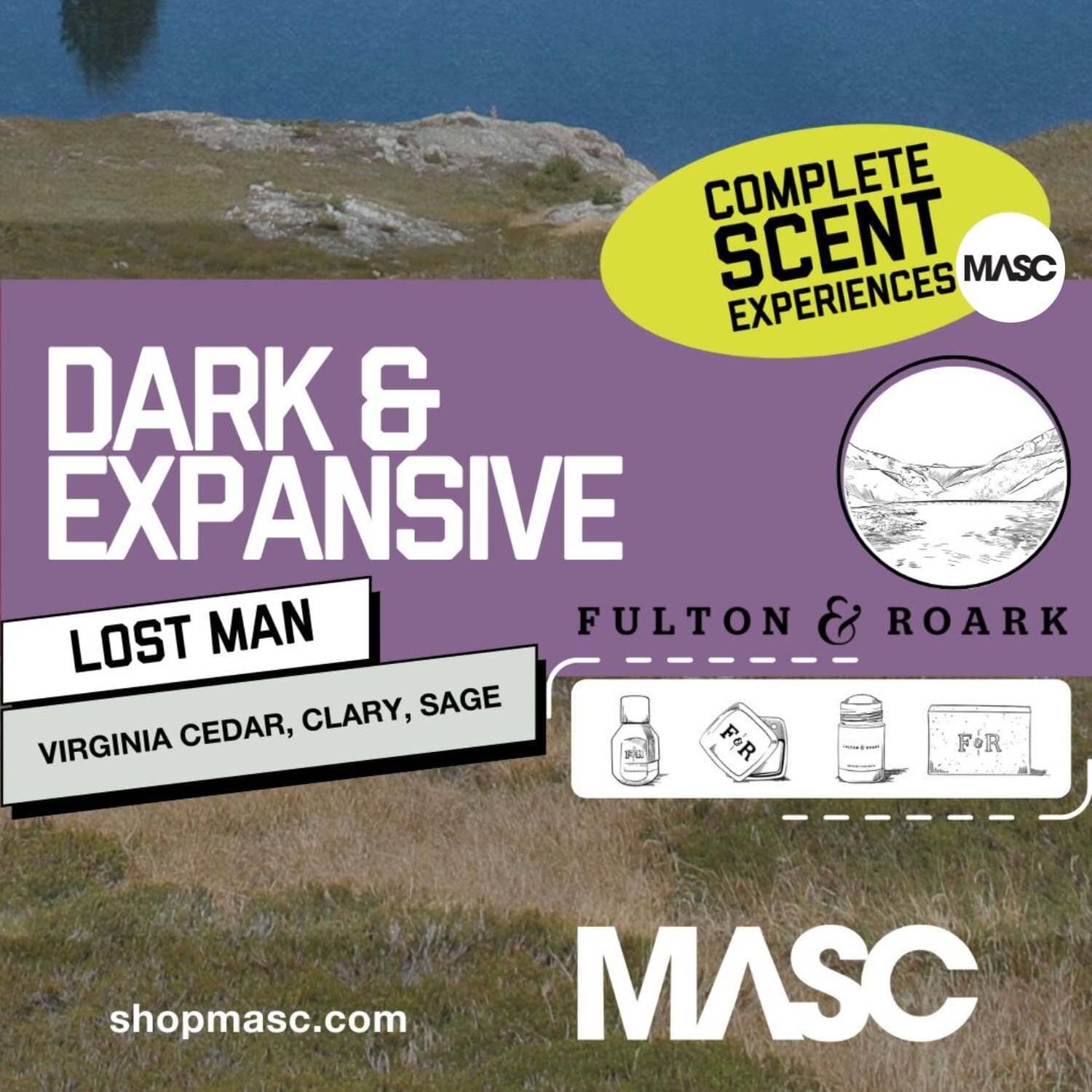 Fulton & Roark Lost Man Extrait De Parfum (50ml) Extrait de Parfum Fulton & Roark 