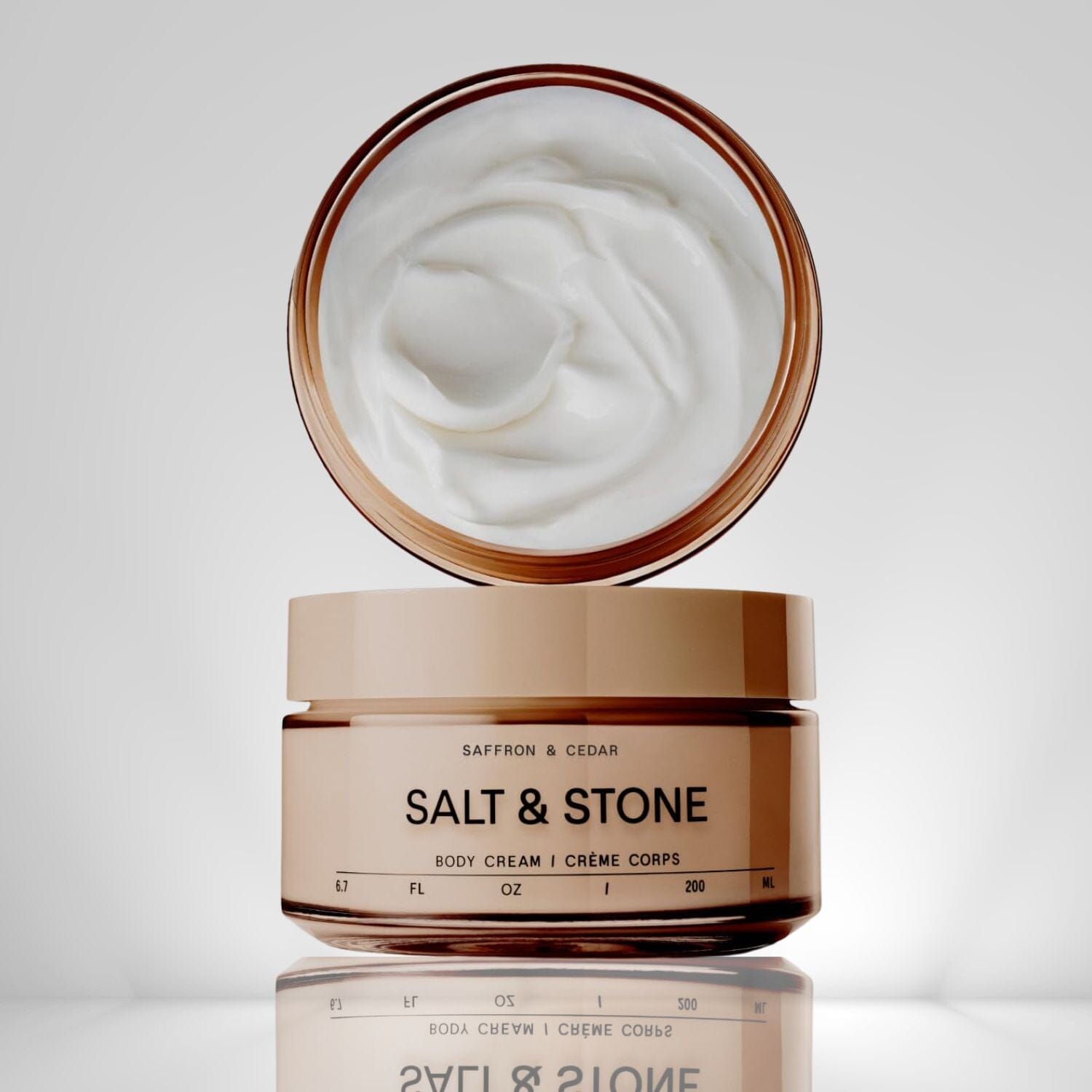 Salt & Stone Body Cream - Saffron & Cedar (200ml) Body Moisturizers Salt & Stone 