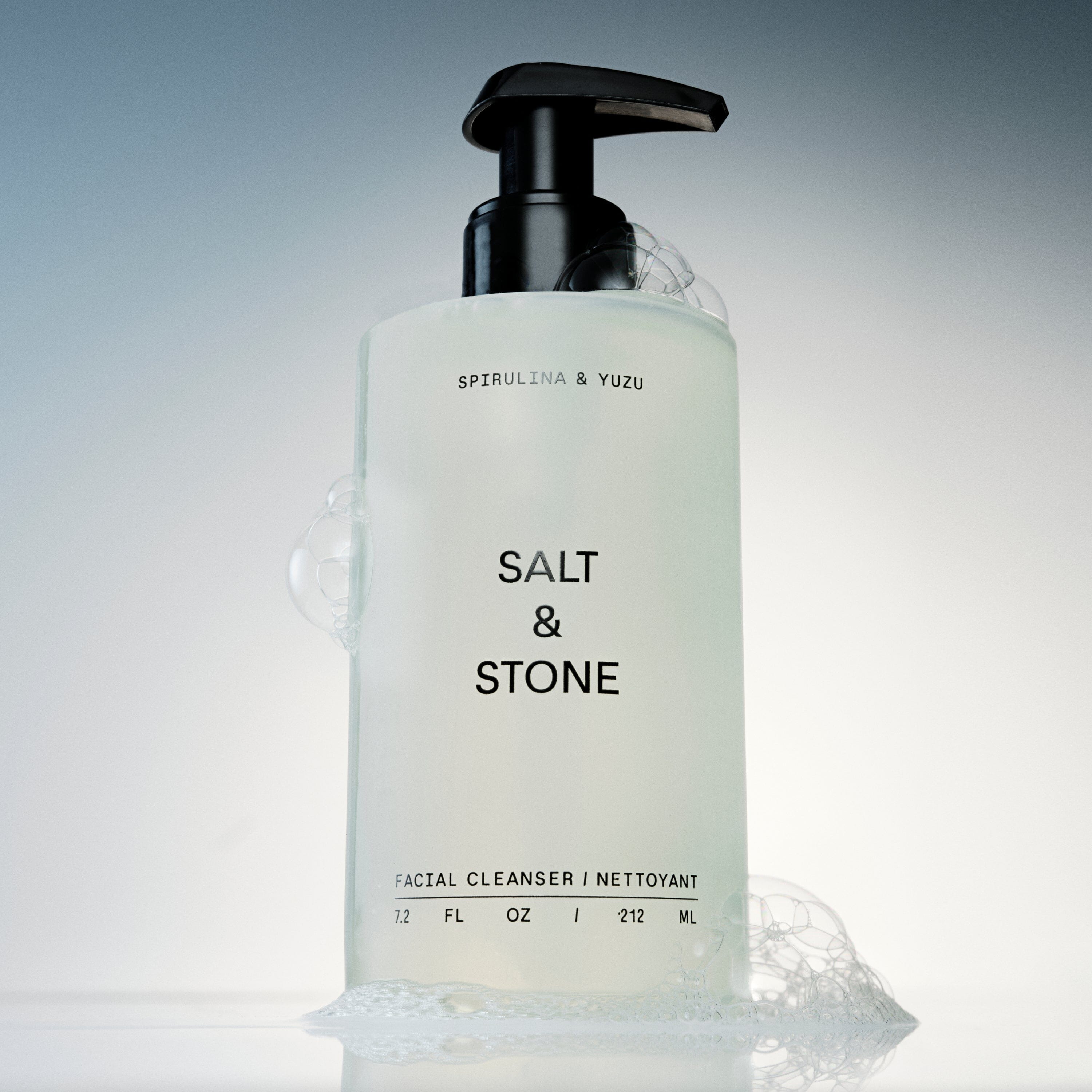 Salt & Stone Spirulina & Yuzu Facial Cleanser (212ml) Cleansers Salt & Stone 