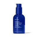 A dark blue pump bottle of Ursa Major Fortifying Gel Moisturizer with white text, set against a plain white background with a soft shadow.