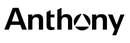 Black 'Anthony' logo on a white background