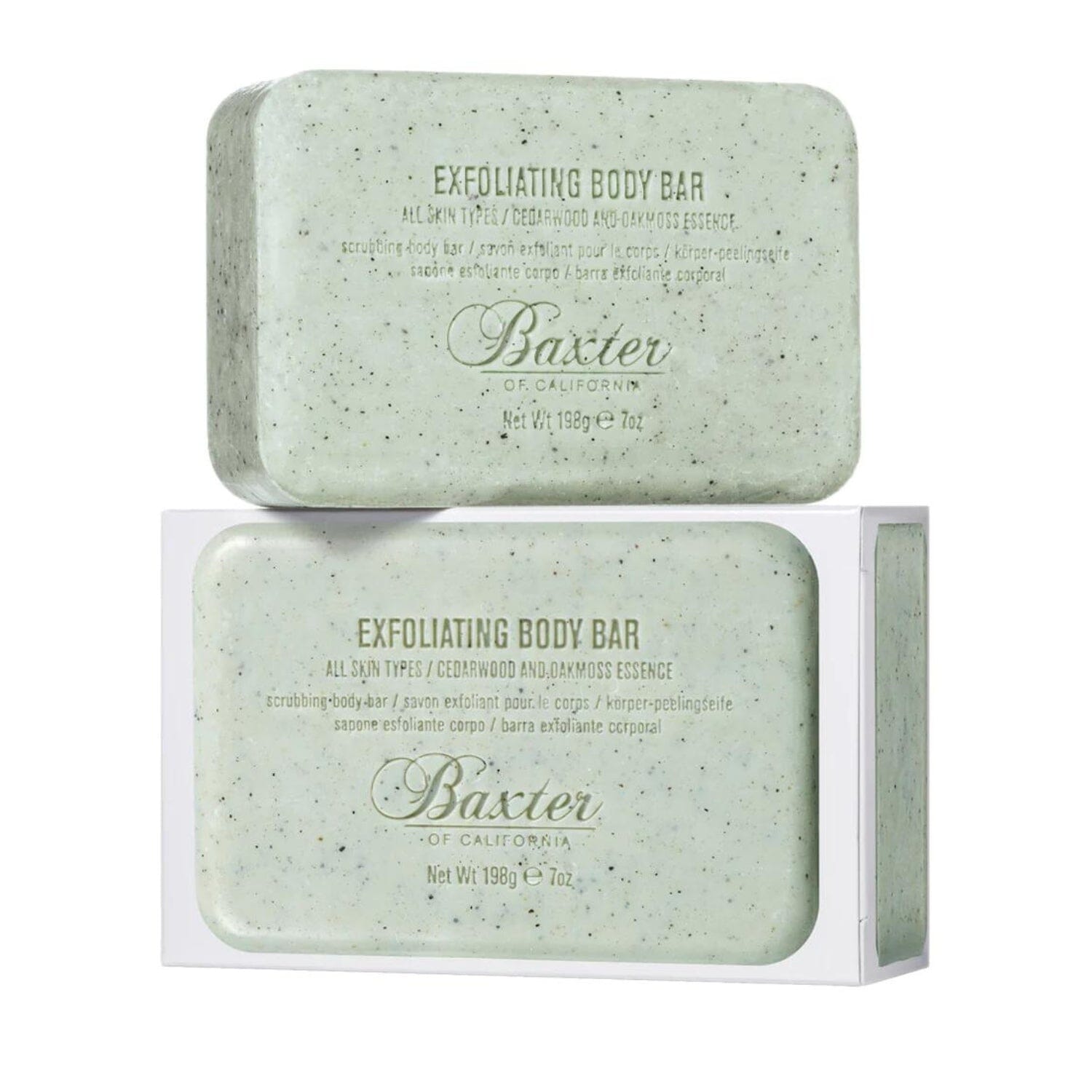 Baxter of California Exfoliating Body Bar - Cedarwood & Oakmoss Essence (Size Options) Bar Soaps Baxter Of California 