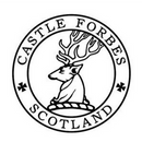 Logo of Castle Forbes Scotland featuring a deer in a circular design.
