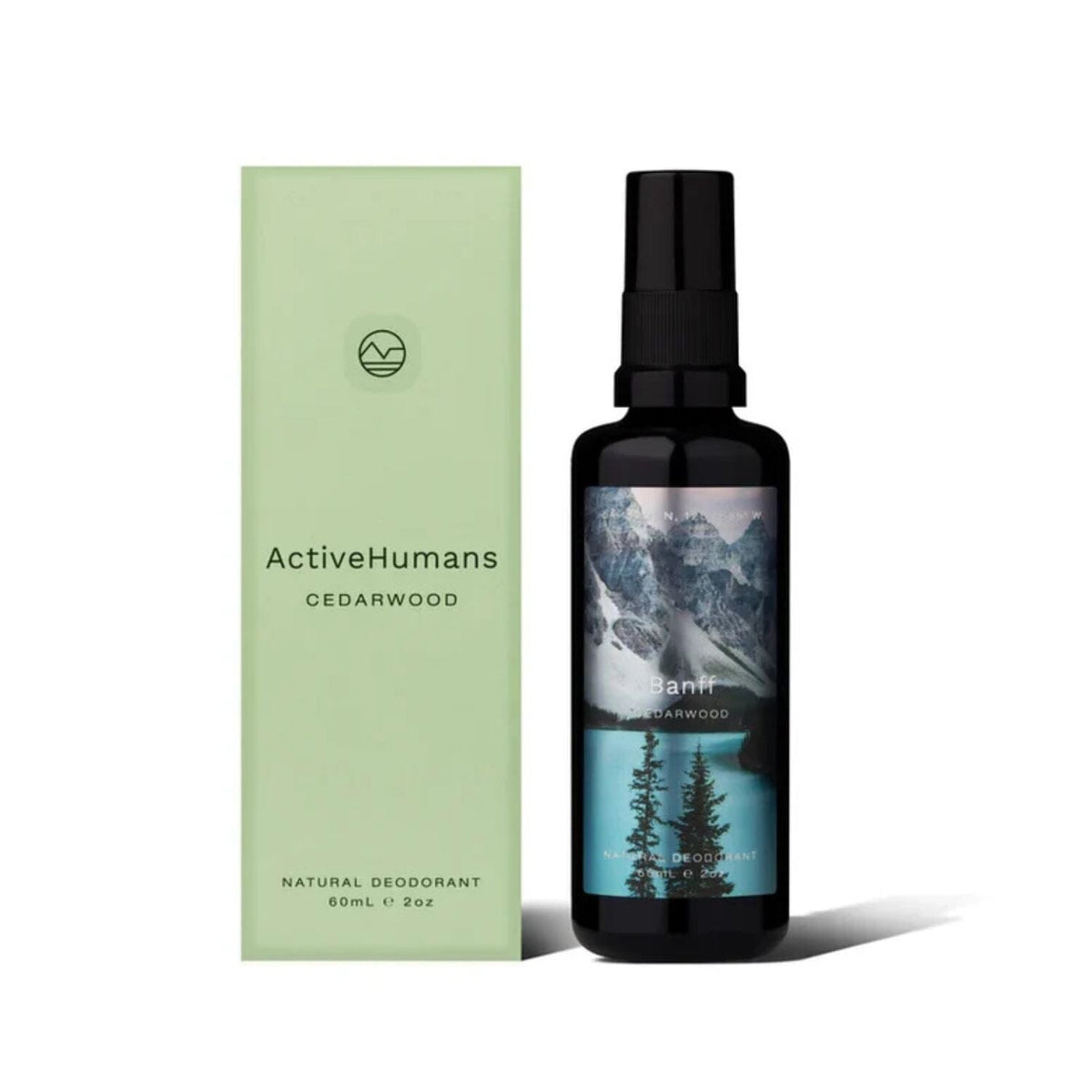 Active Humans Spray Deodorant - Cedarwood (60ml) Deodorants & Antiperspirants Active Humans 