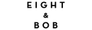 Logo of 'Eight & Bob' with a green background