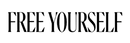Text 'FREE YOURSELF' in black on a green background