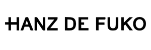 Hanz de Fuko logo in black text on a green background